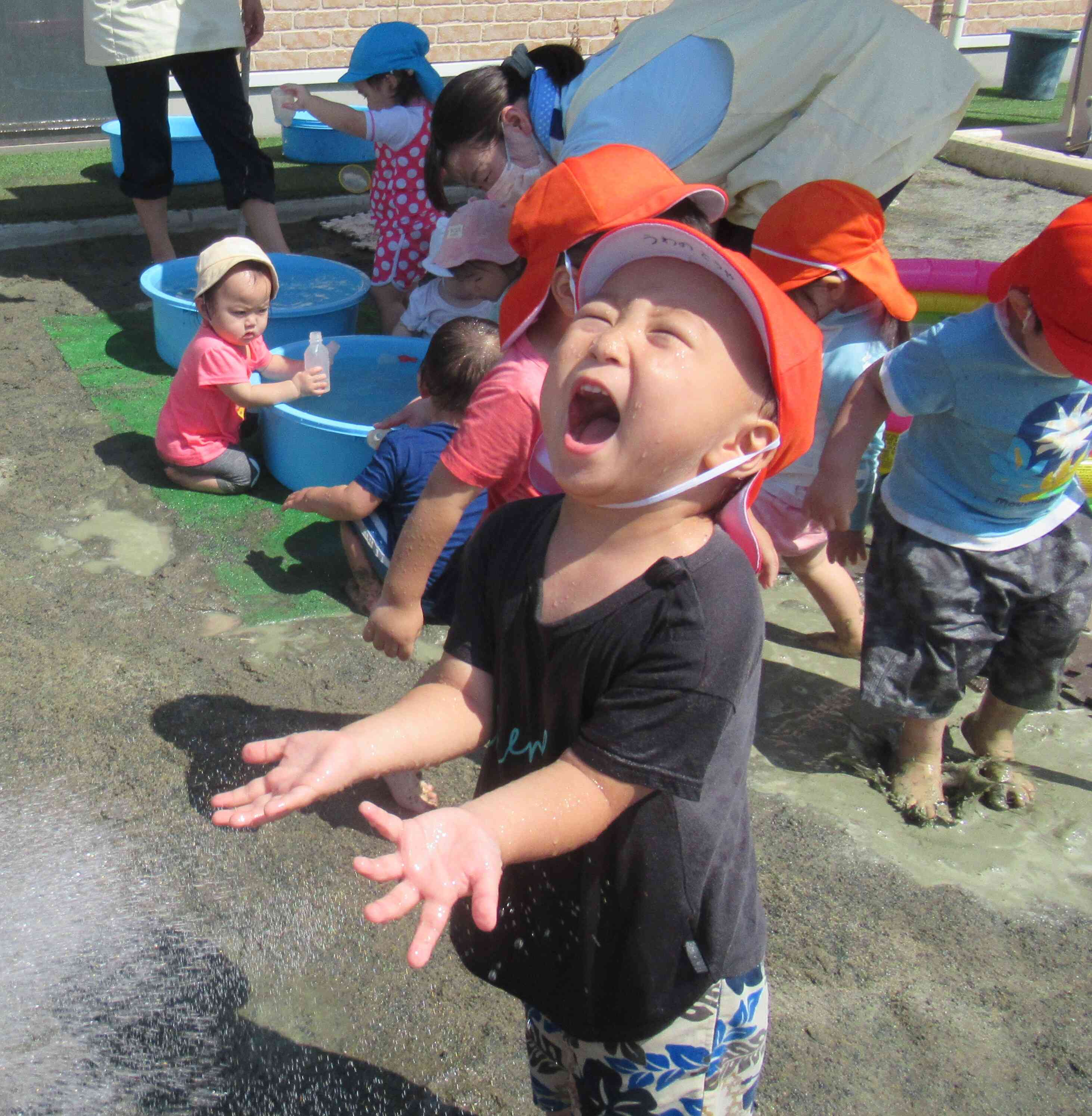 水遊び（うさぎ組）