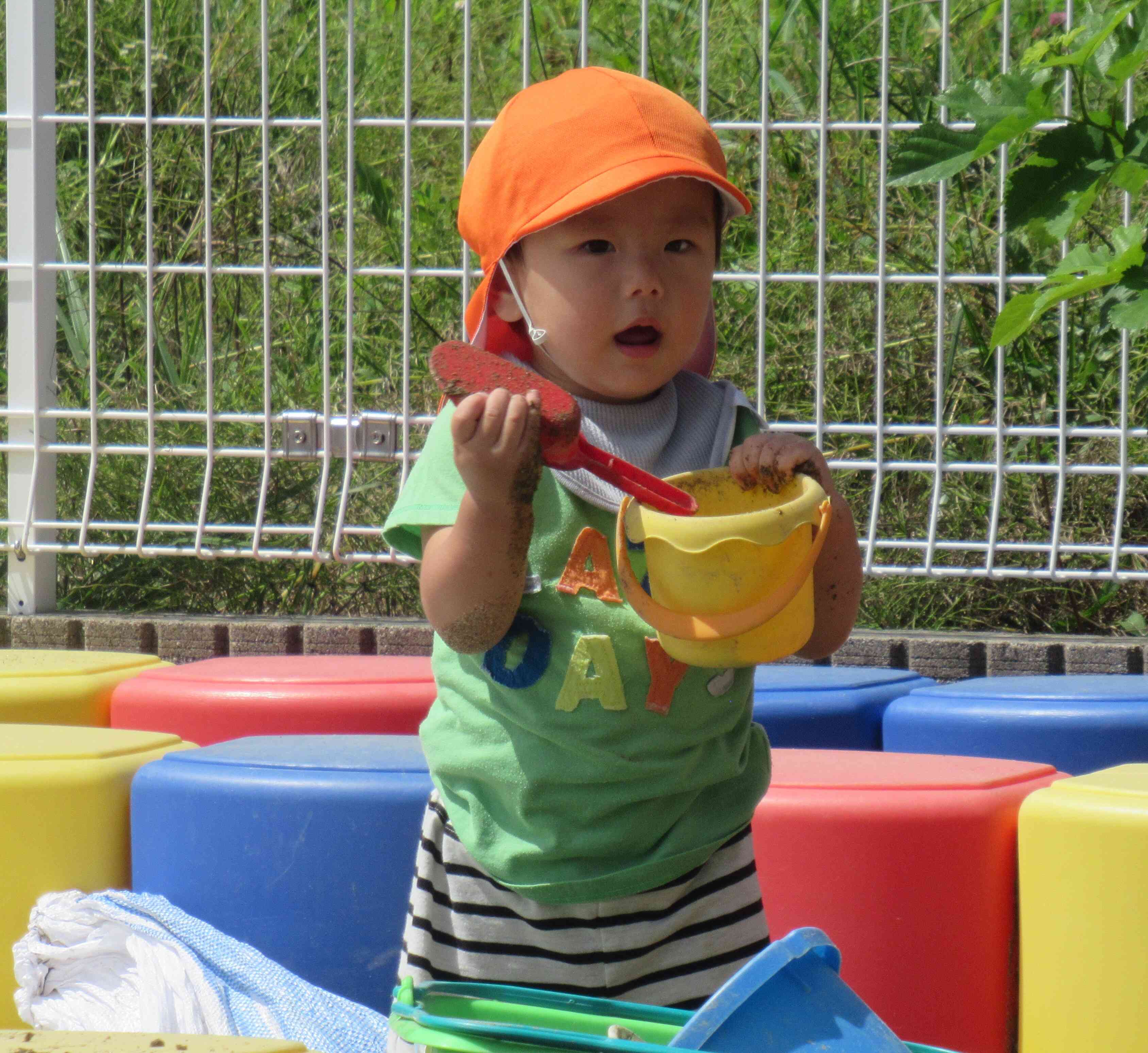園庭遊び（ひよこ組）