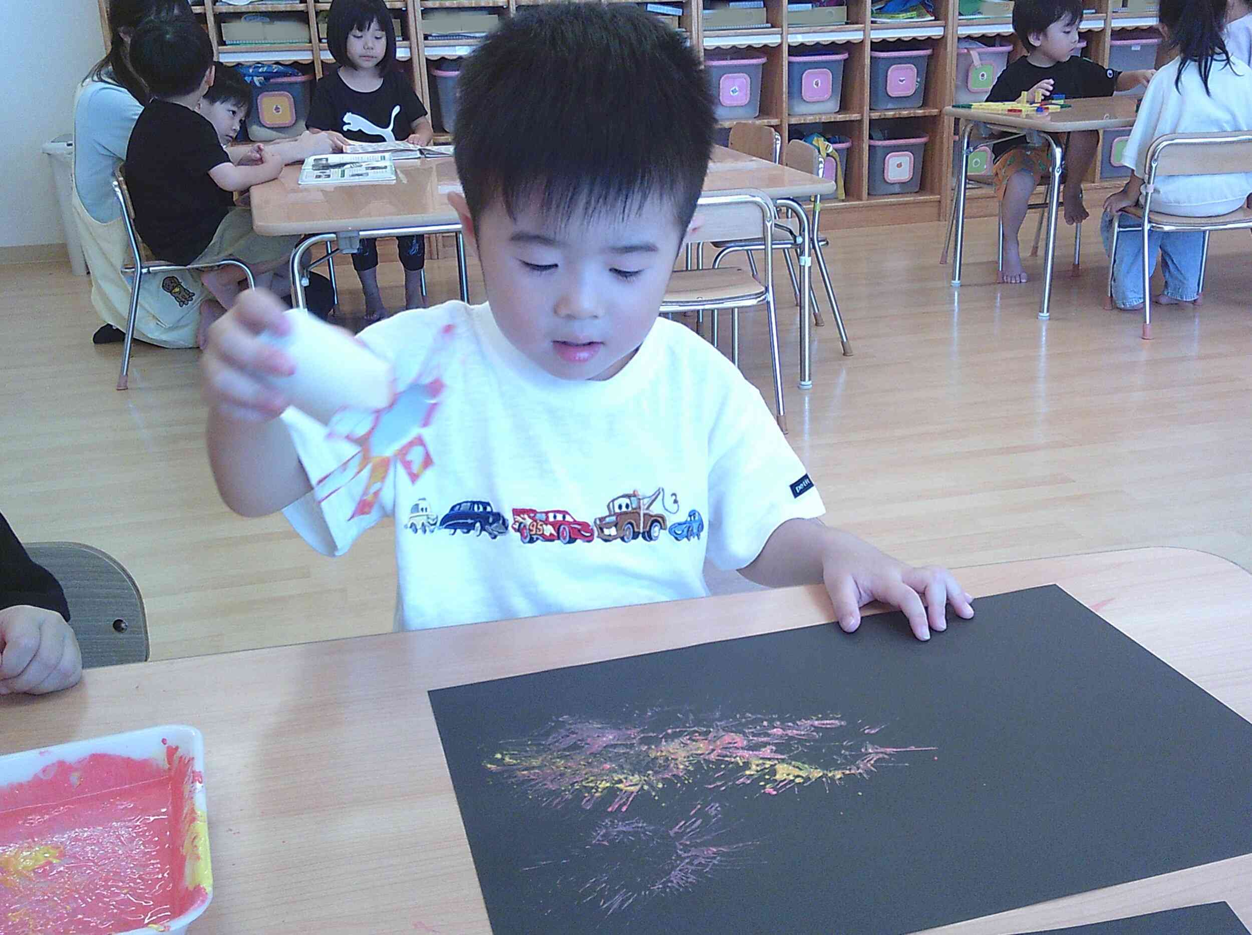 花火の形だね