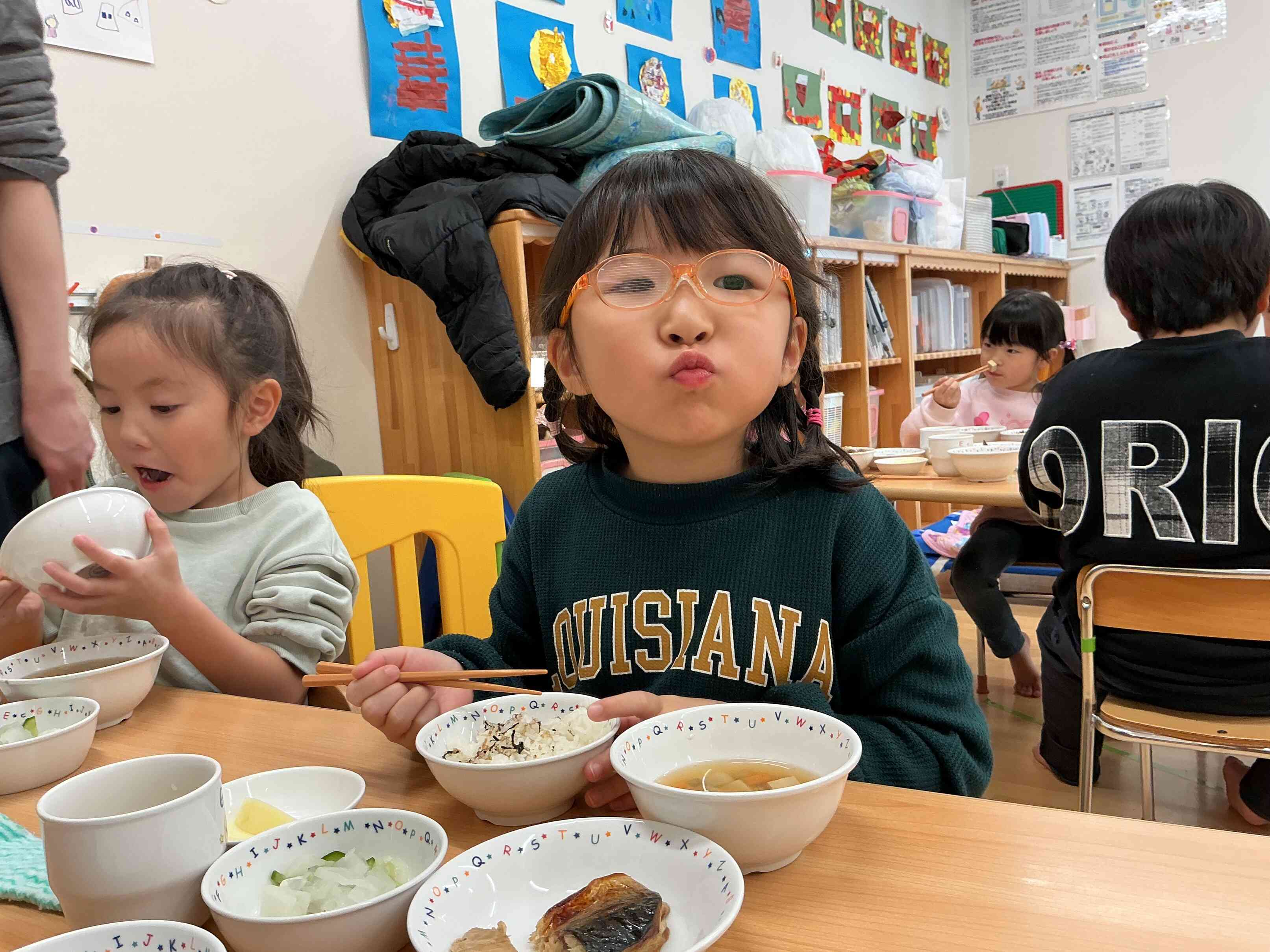 ごはんがすすむね。