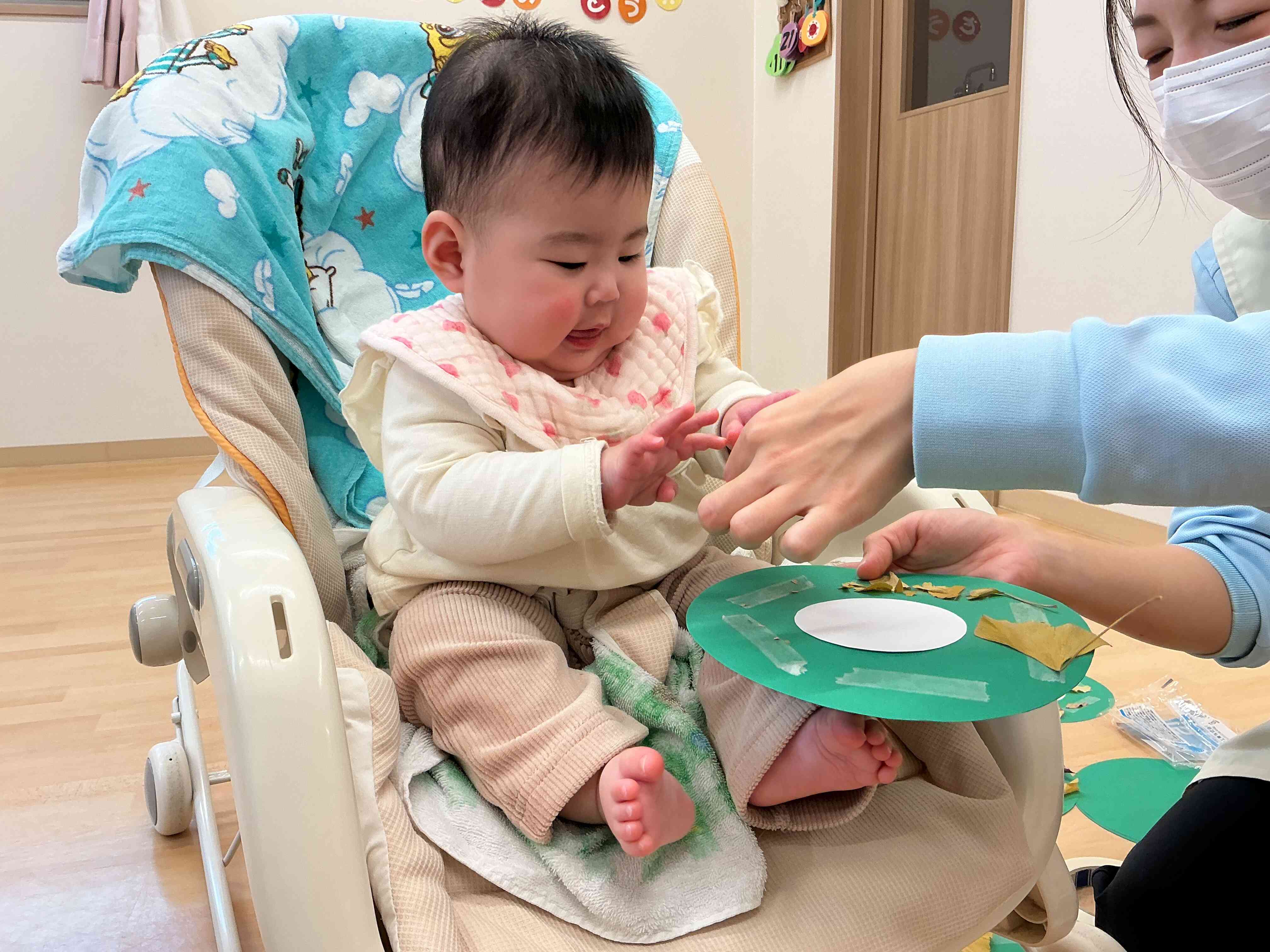 パリパリ音がするね。