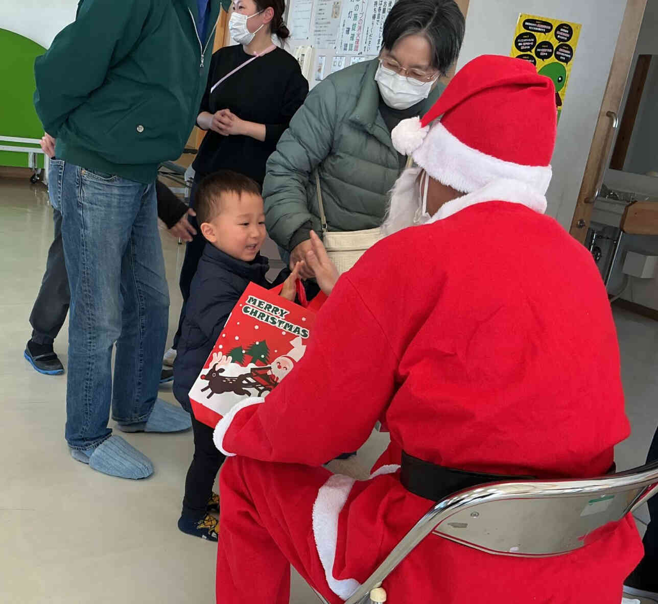 サンタさんまたね。