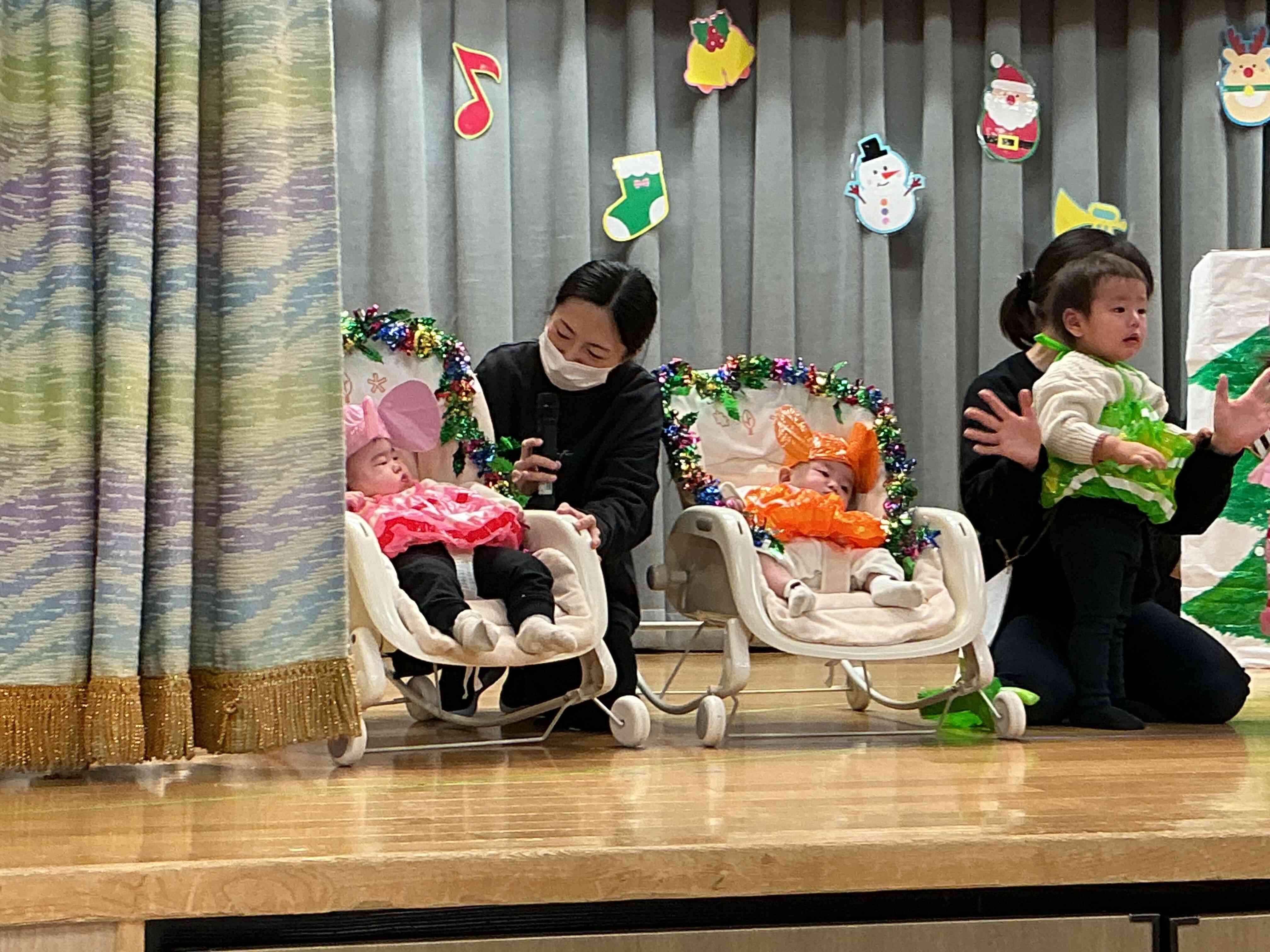 低月齢のお友達も参加しました