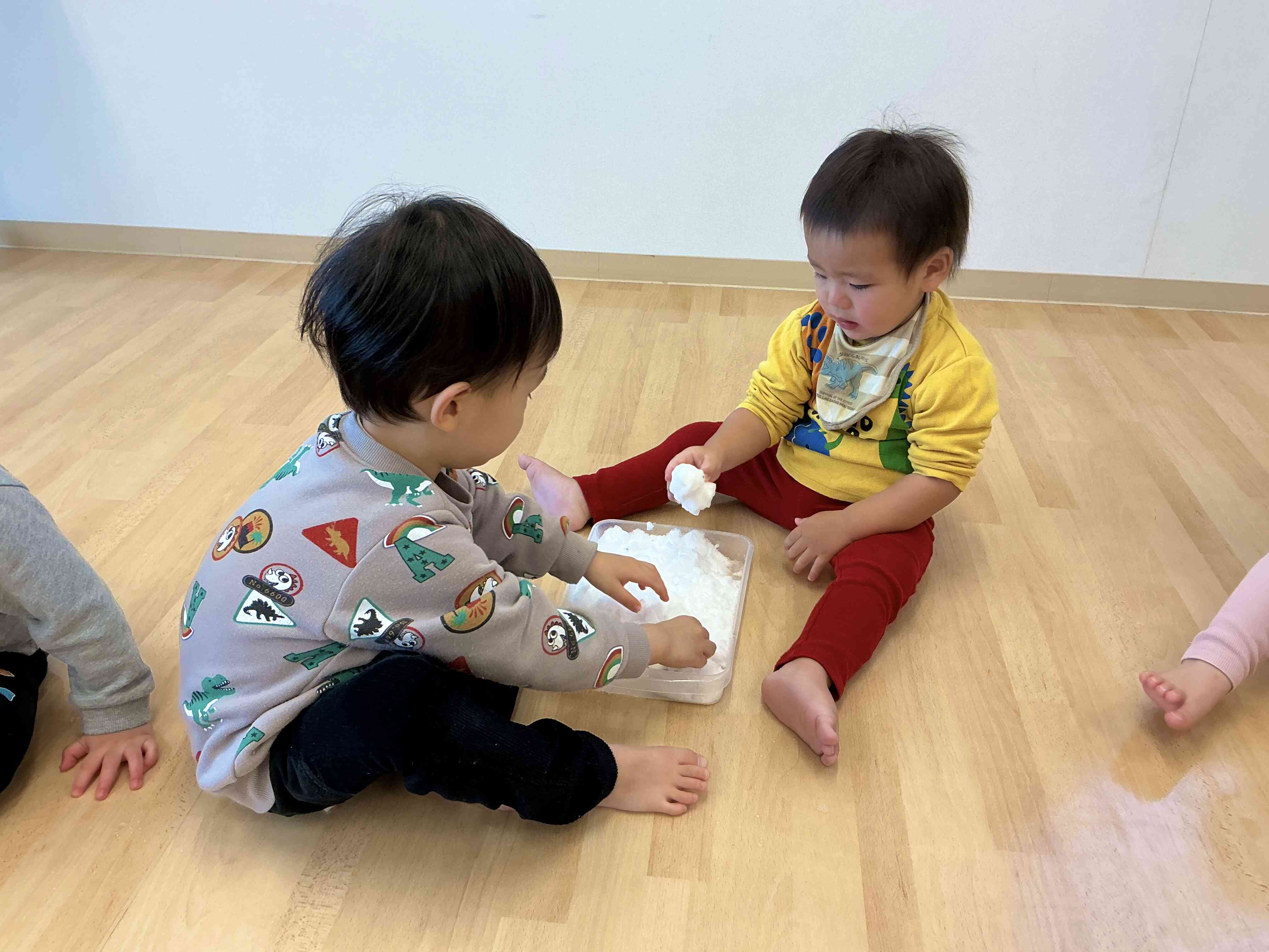 ボールができたね