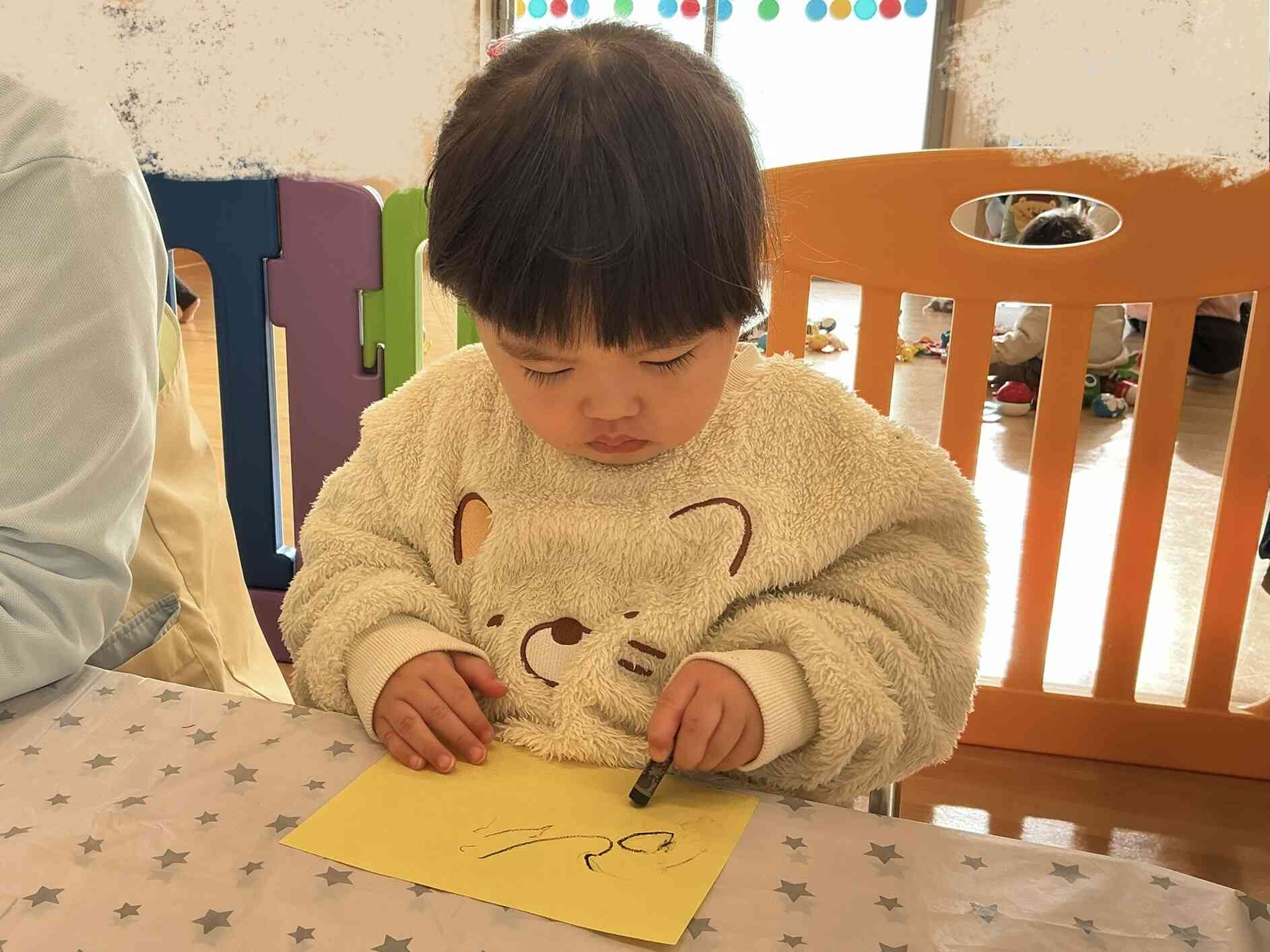 鬼のお面づくり(あひる組)