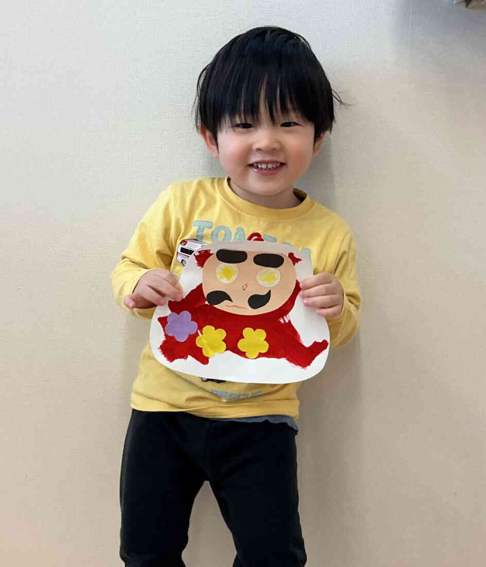 製作〜だるまさん〜（うさぎ組）