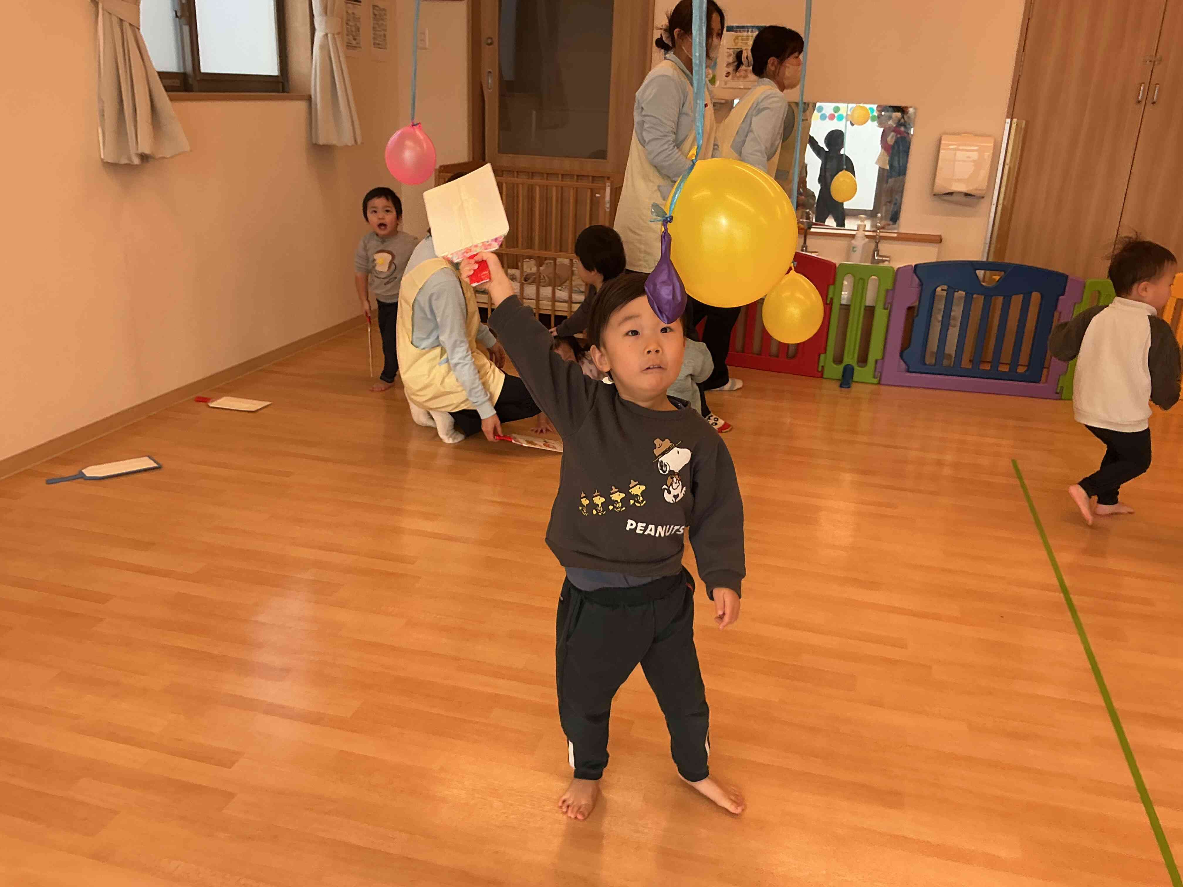 力一杯、打つぞ。