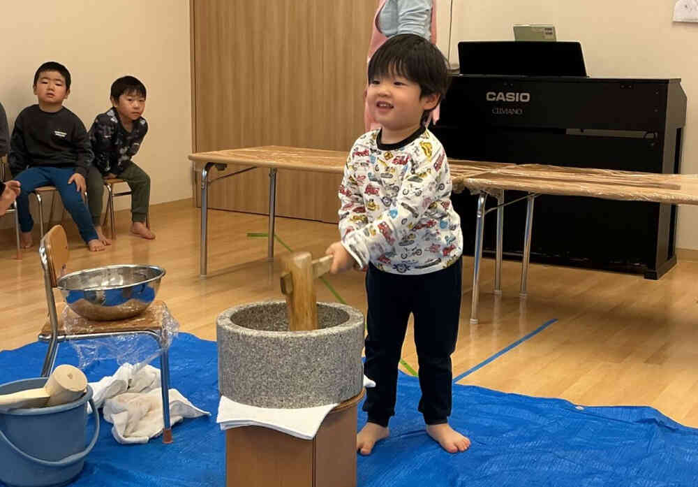 おもちつき会①