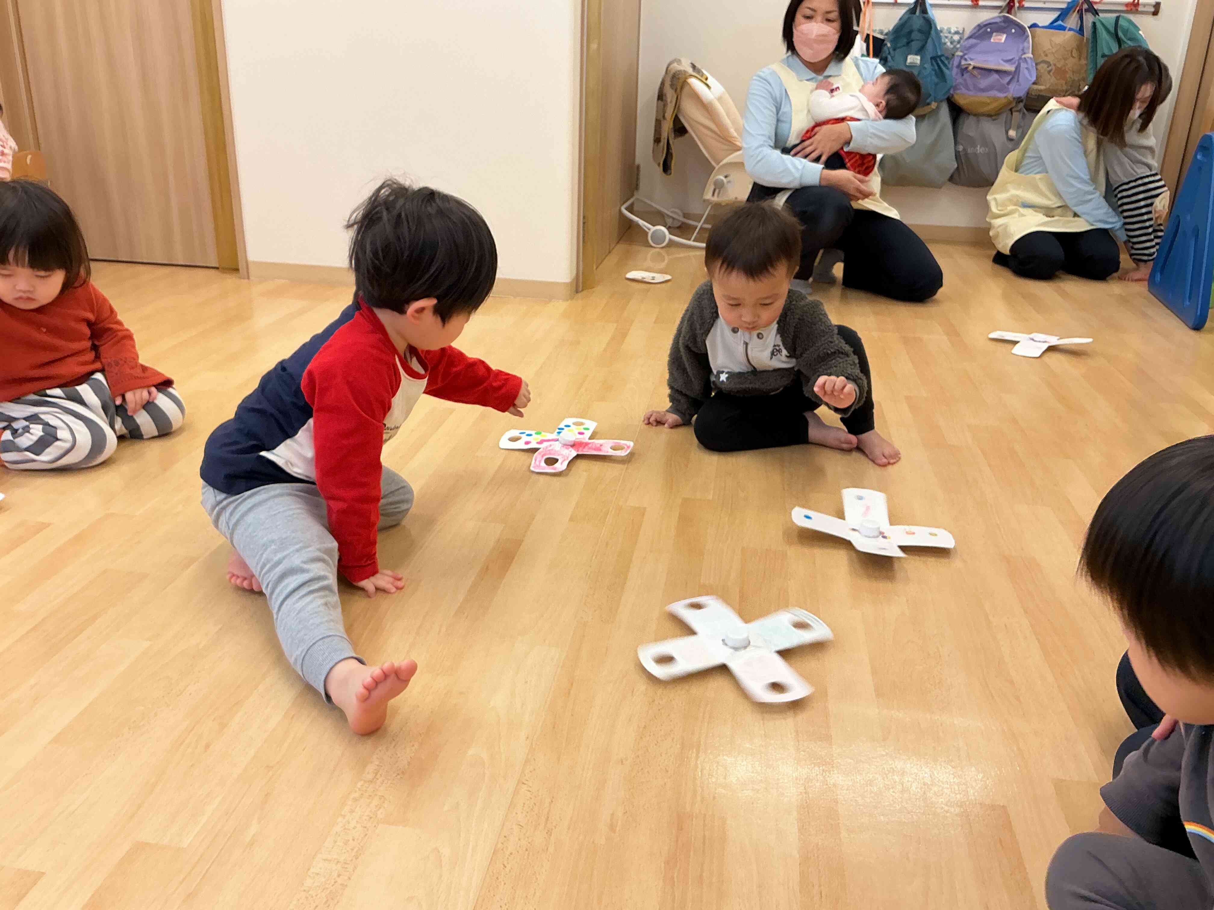 昔遊び体験(ひよこ・あひる・うさぎ組)