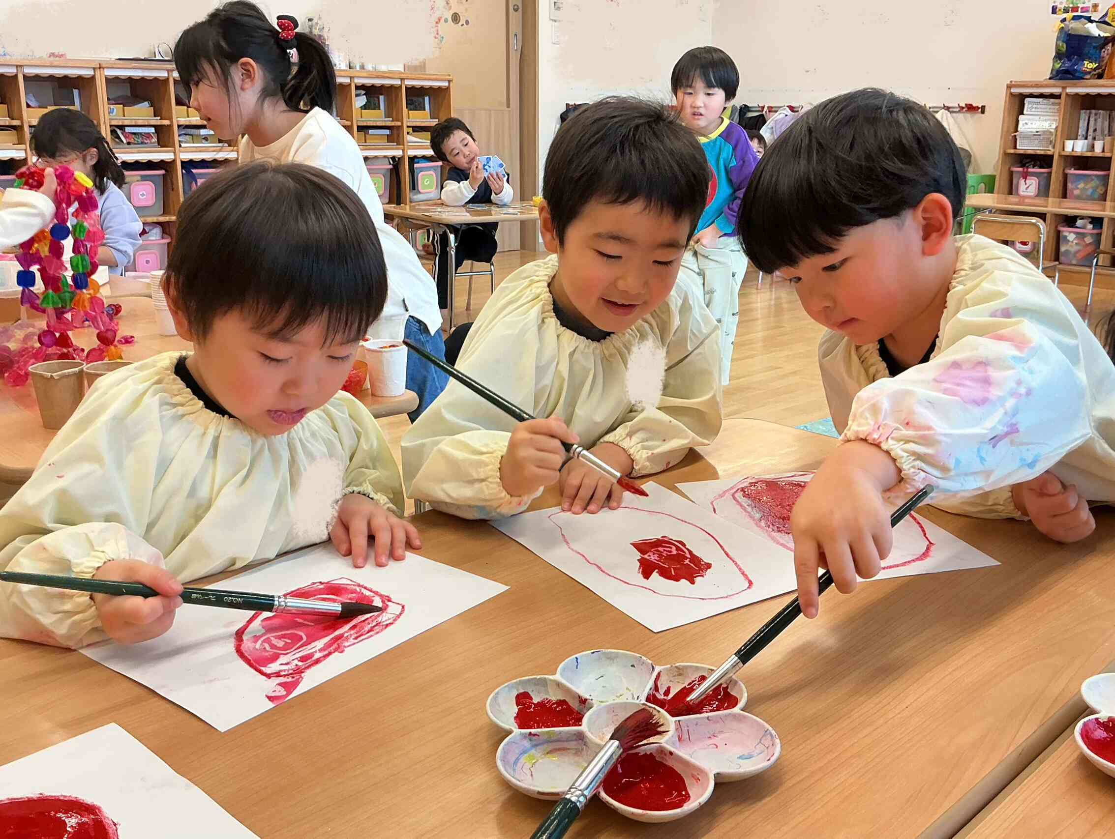 色を塗る時も楽しそうです