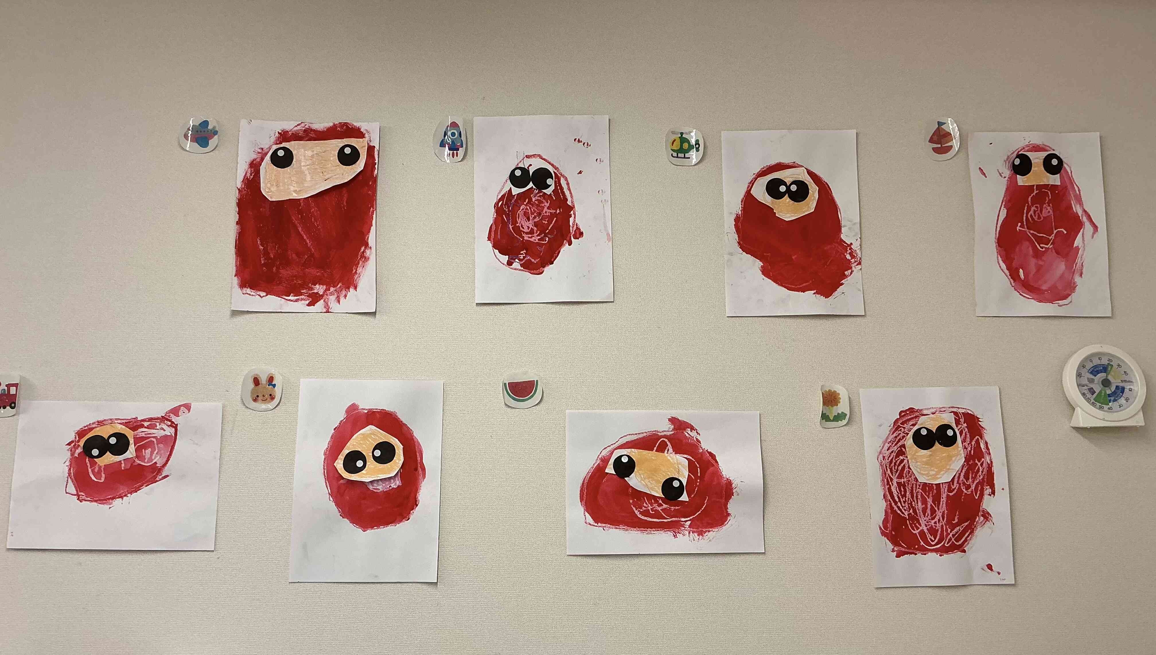 素敵なだるまの完成です