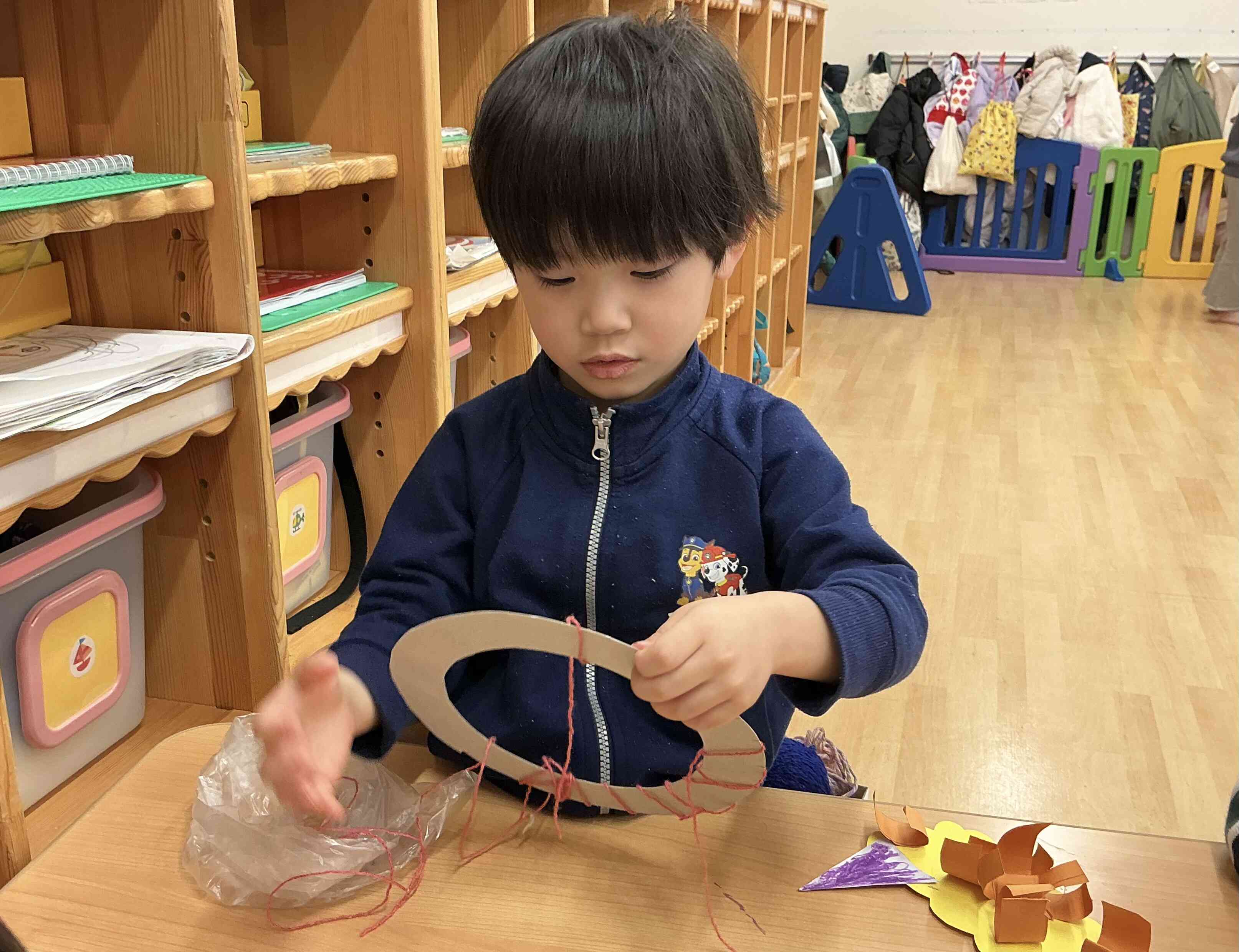 くるくる巻いていくよ