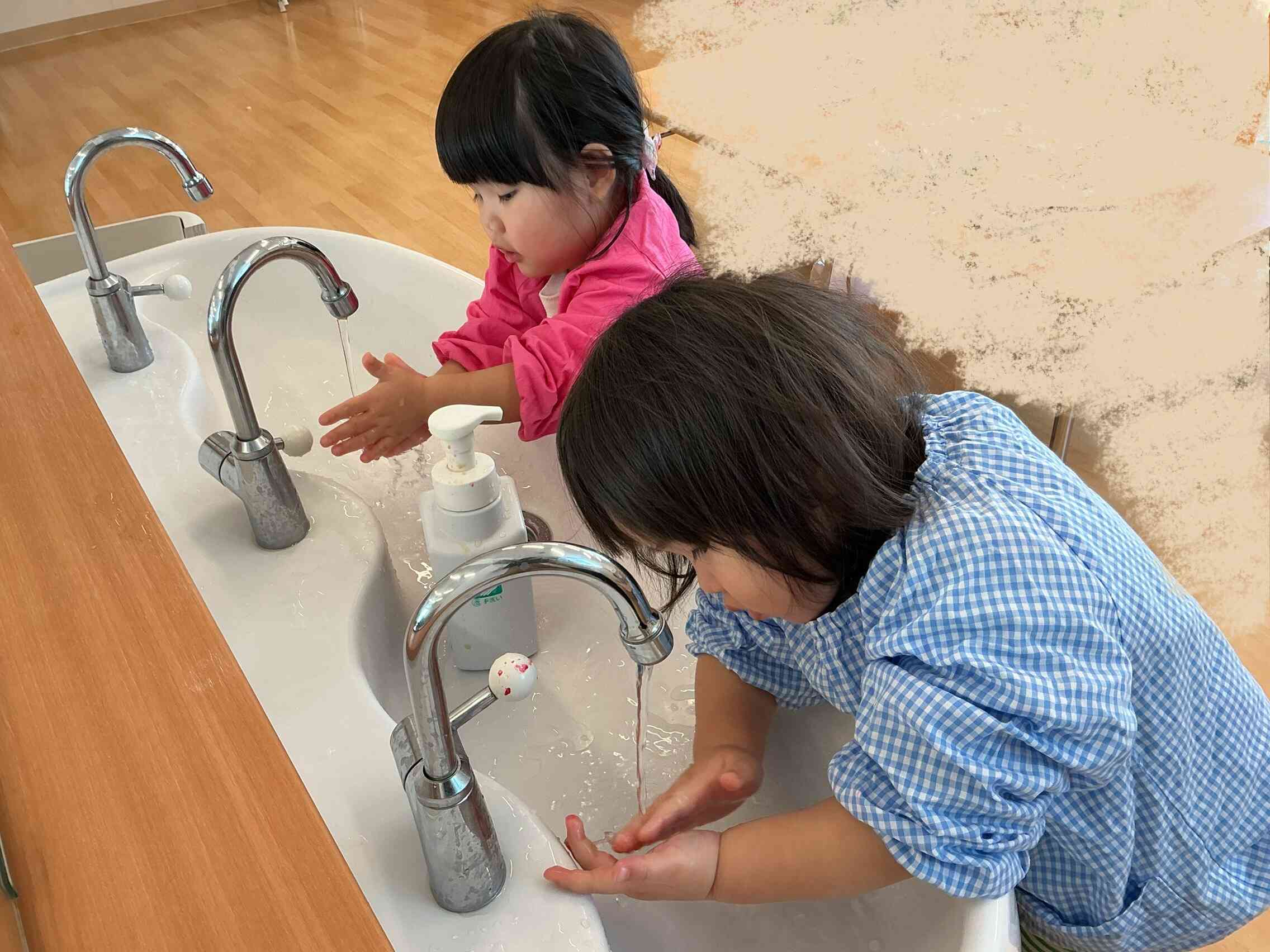 手洗いできるかなぁ