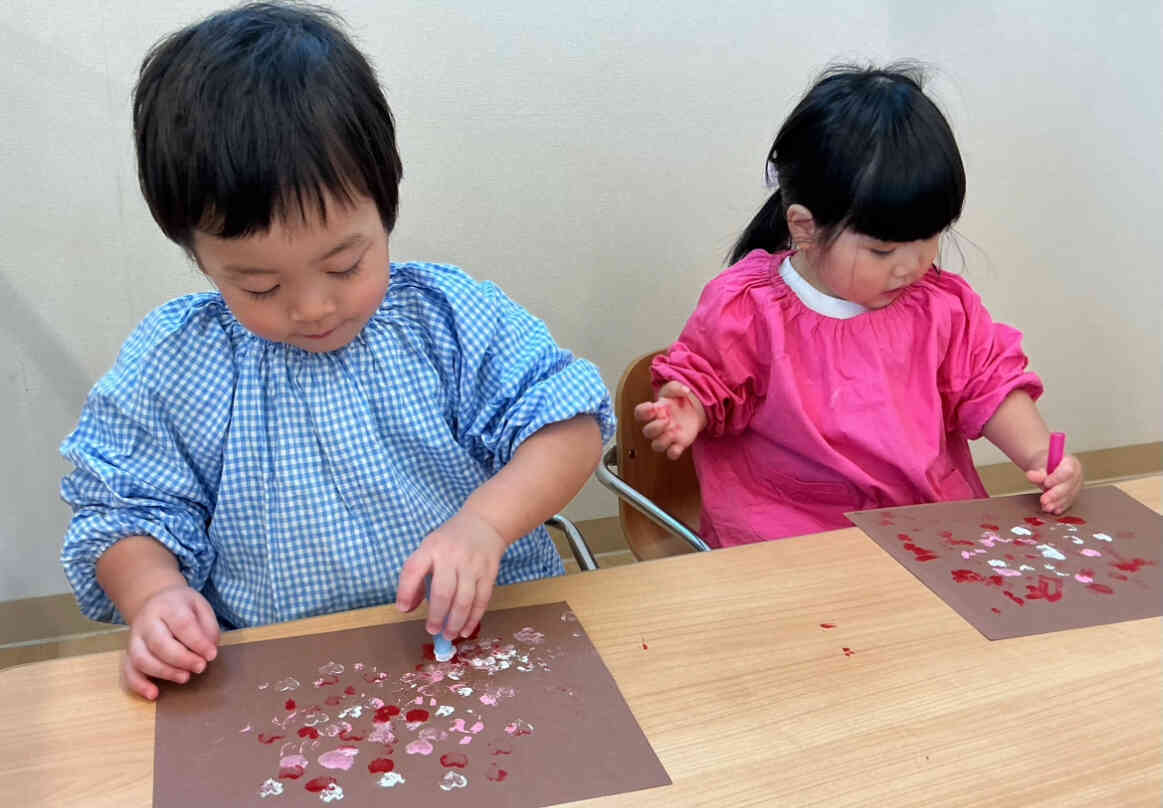 バレンタイン製作(あひる組)