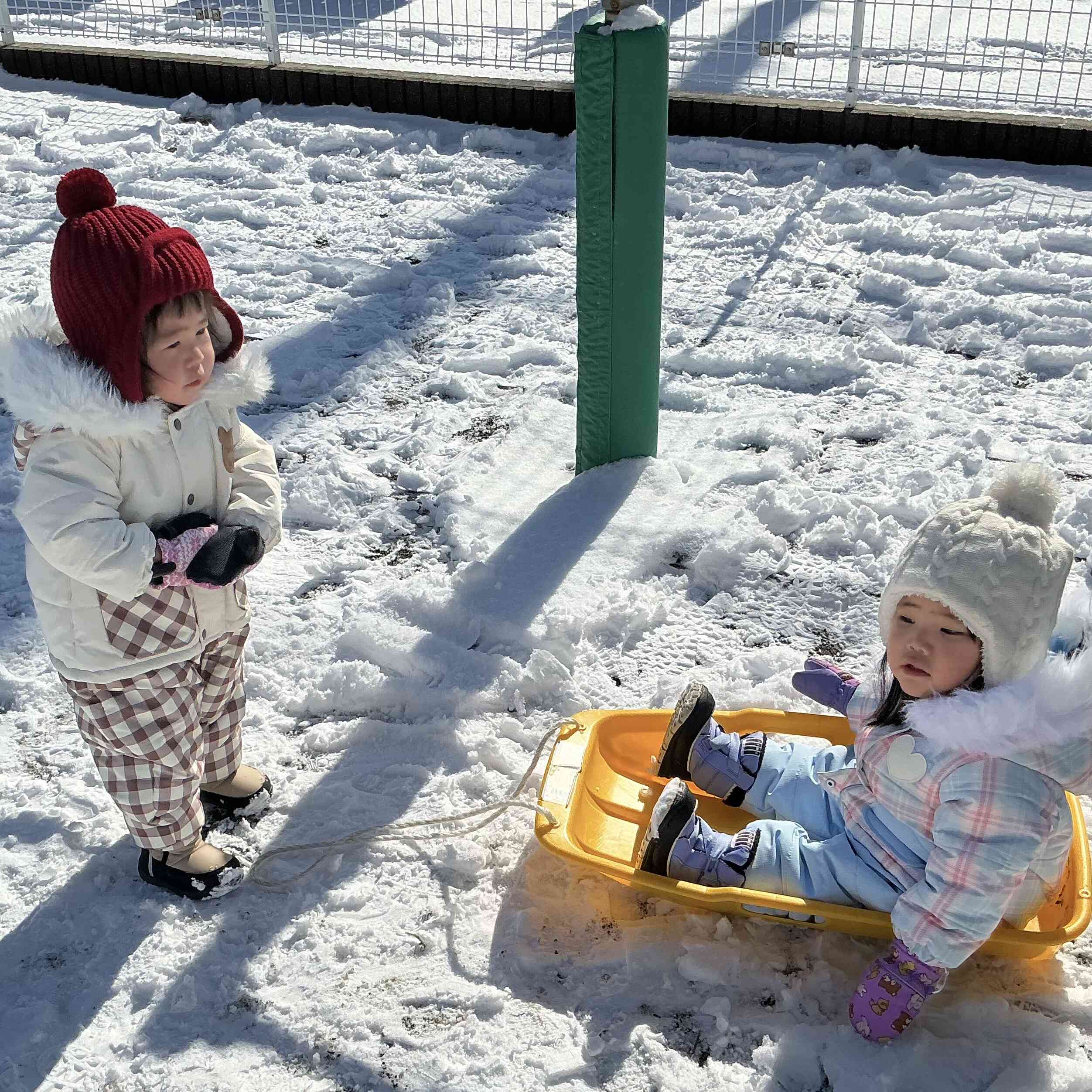今度は私が引っ張るよ。