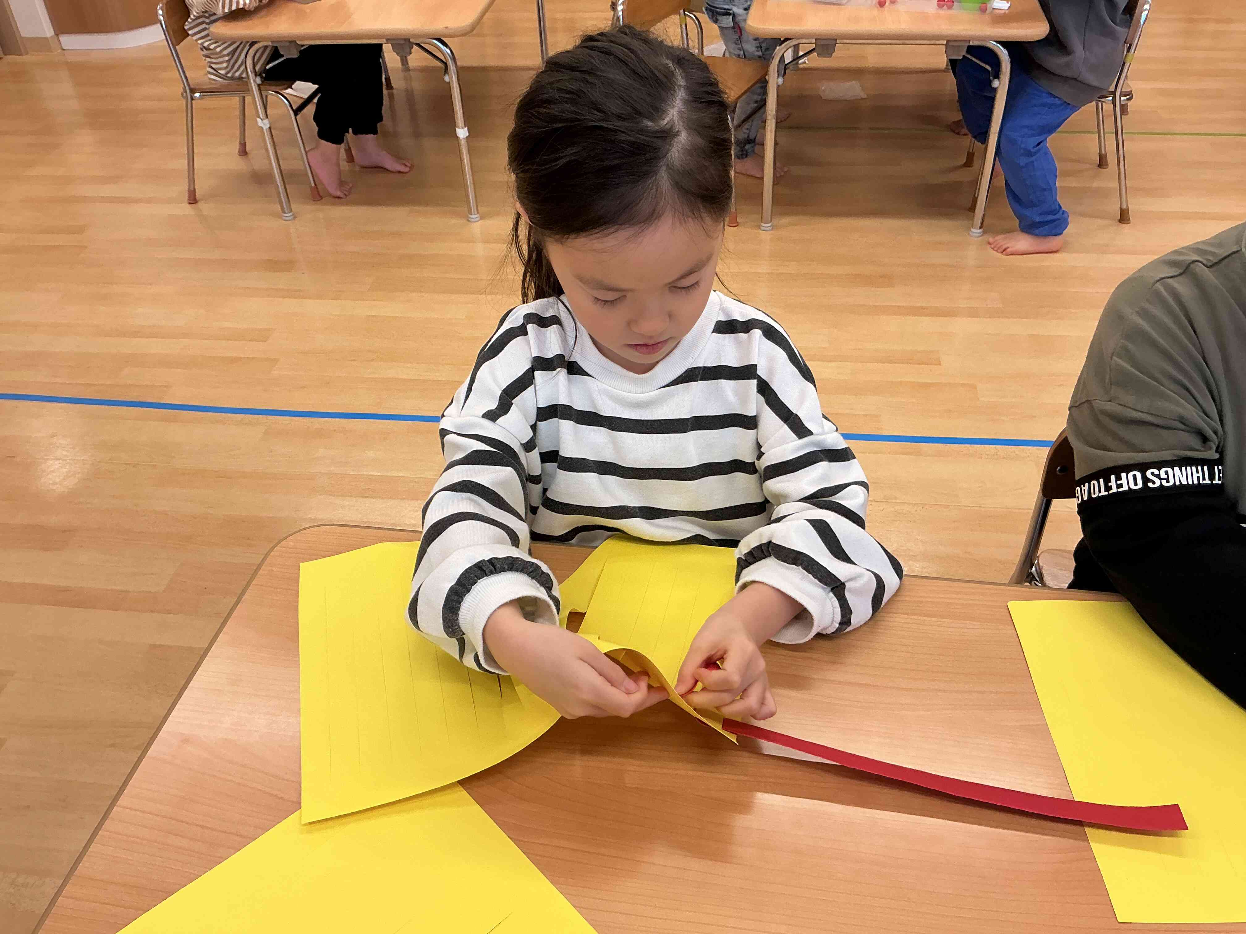 交互に丁寧に作りました。