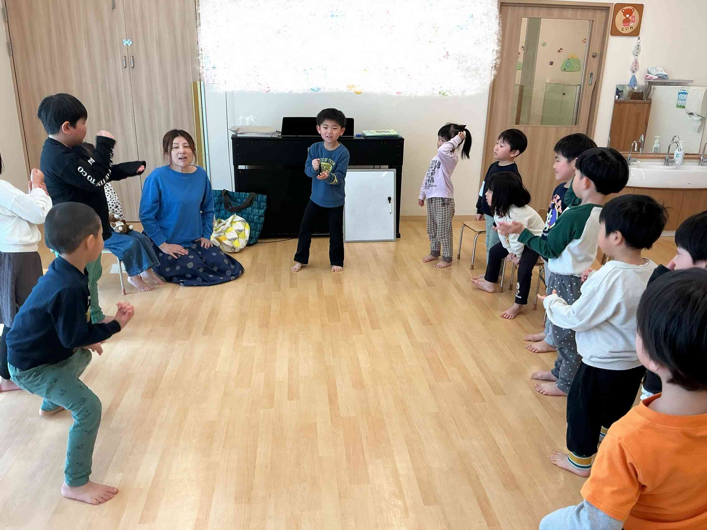 みんなでじゃんけん大会しました。