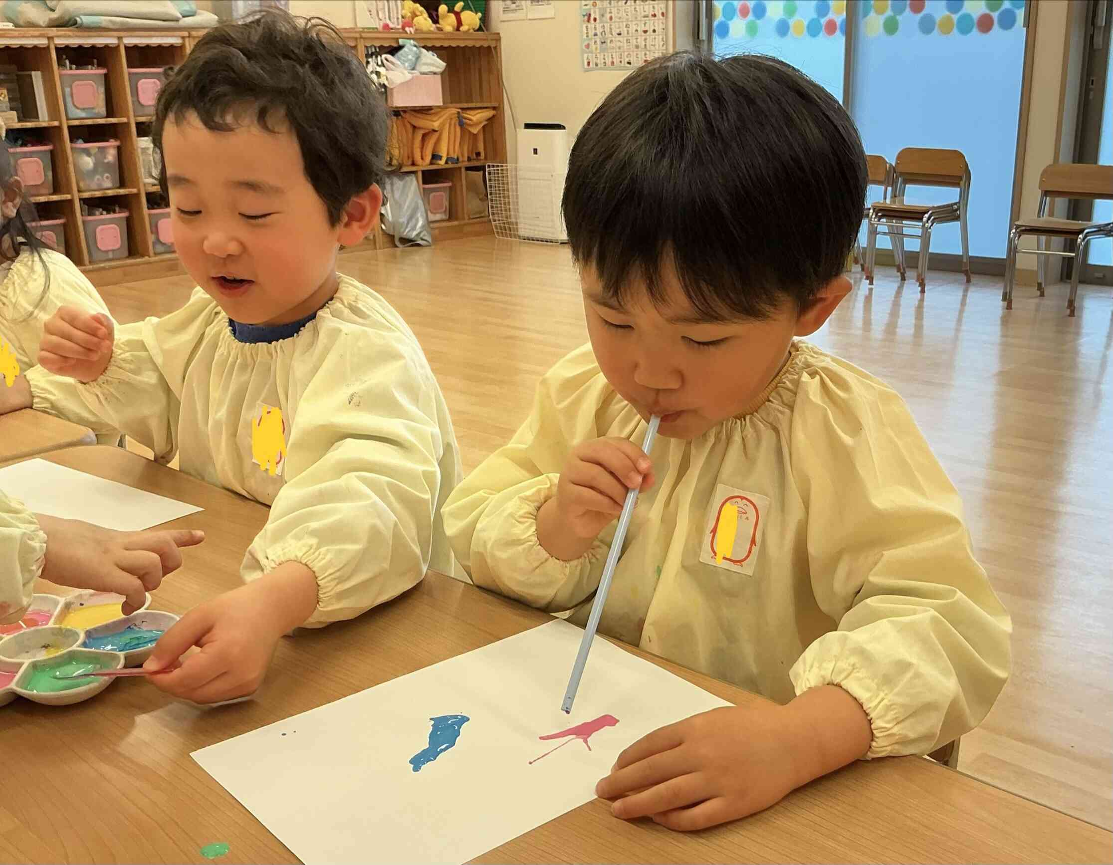 春の壁面製作（5歳児）