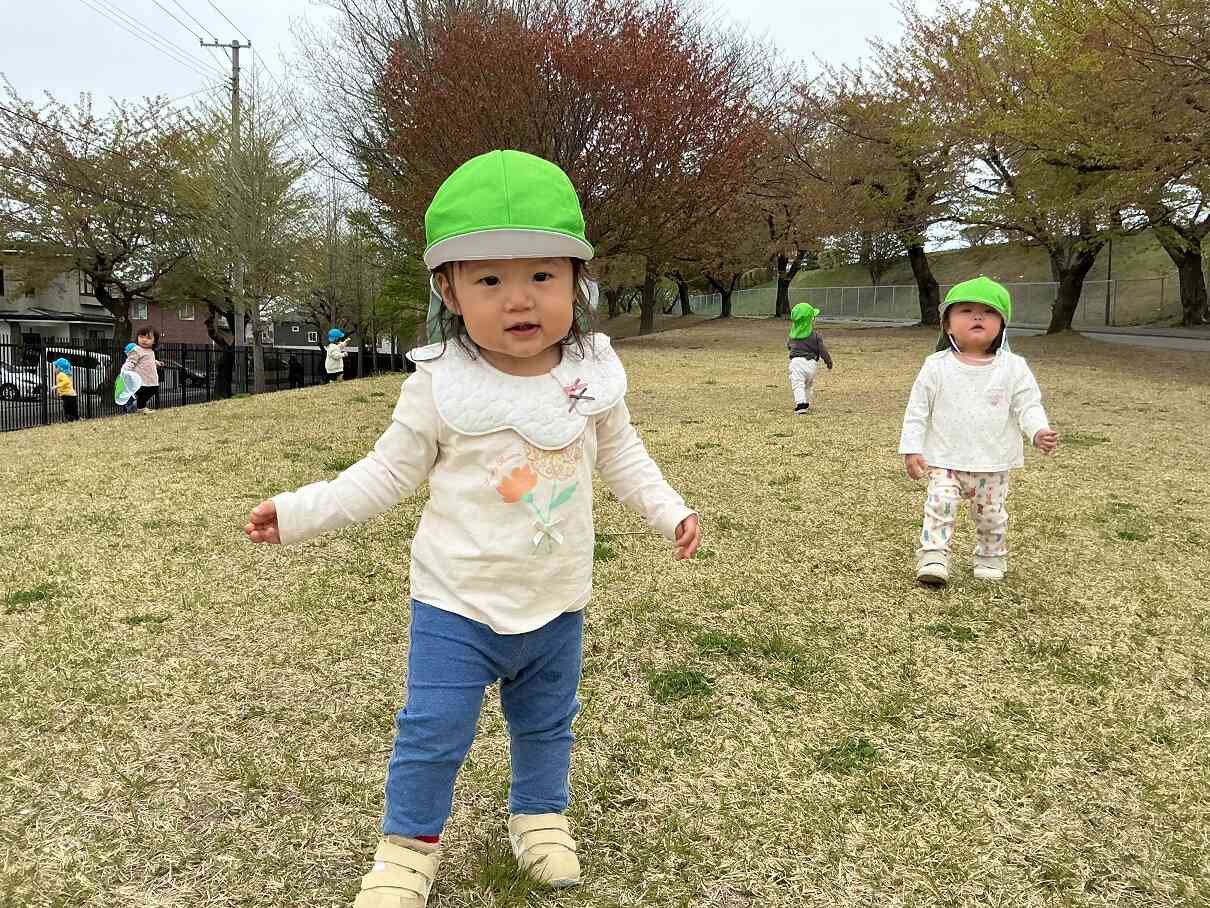 お外でのびのび外気浴