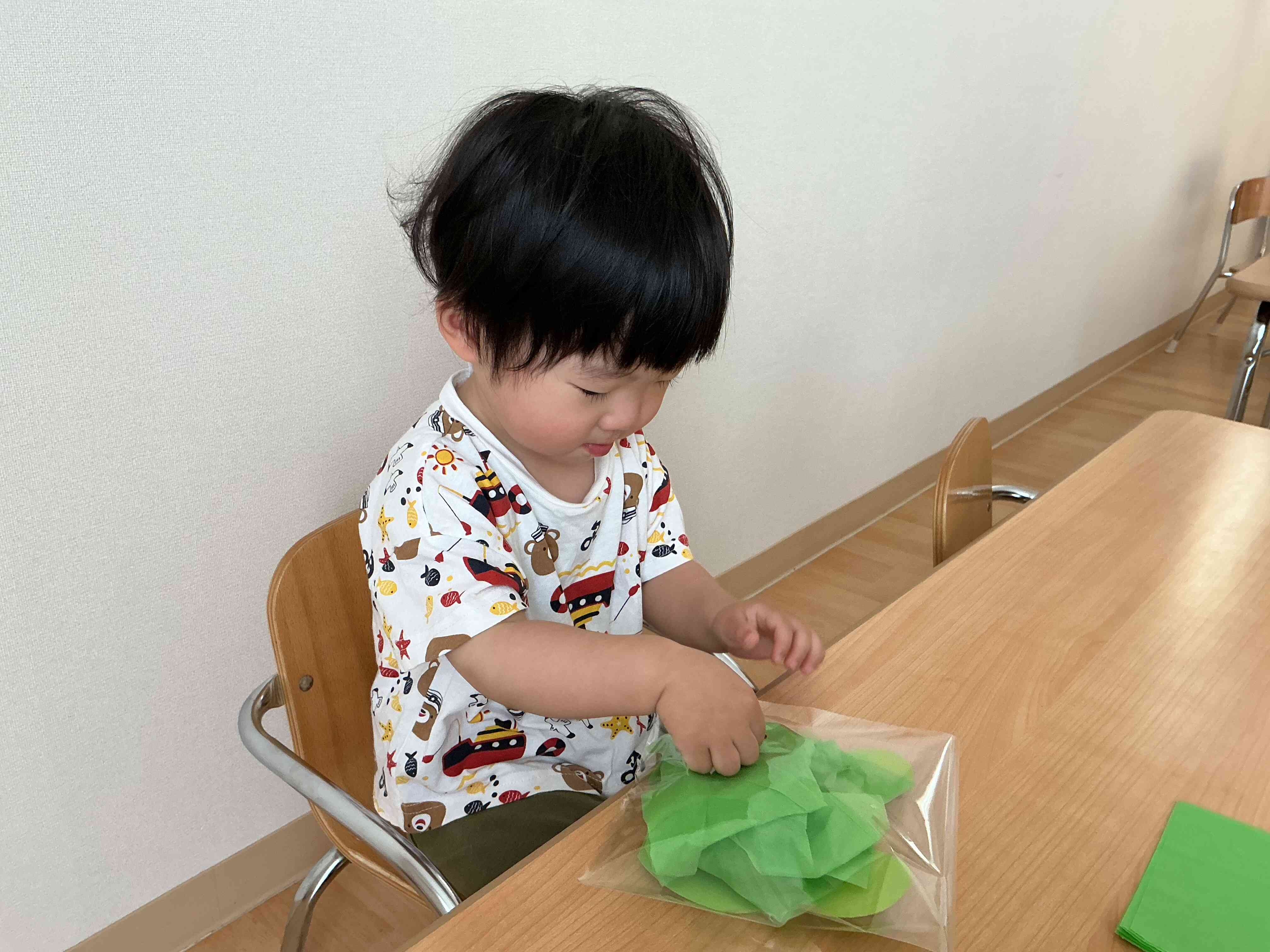 カエルの顔を作るよ