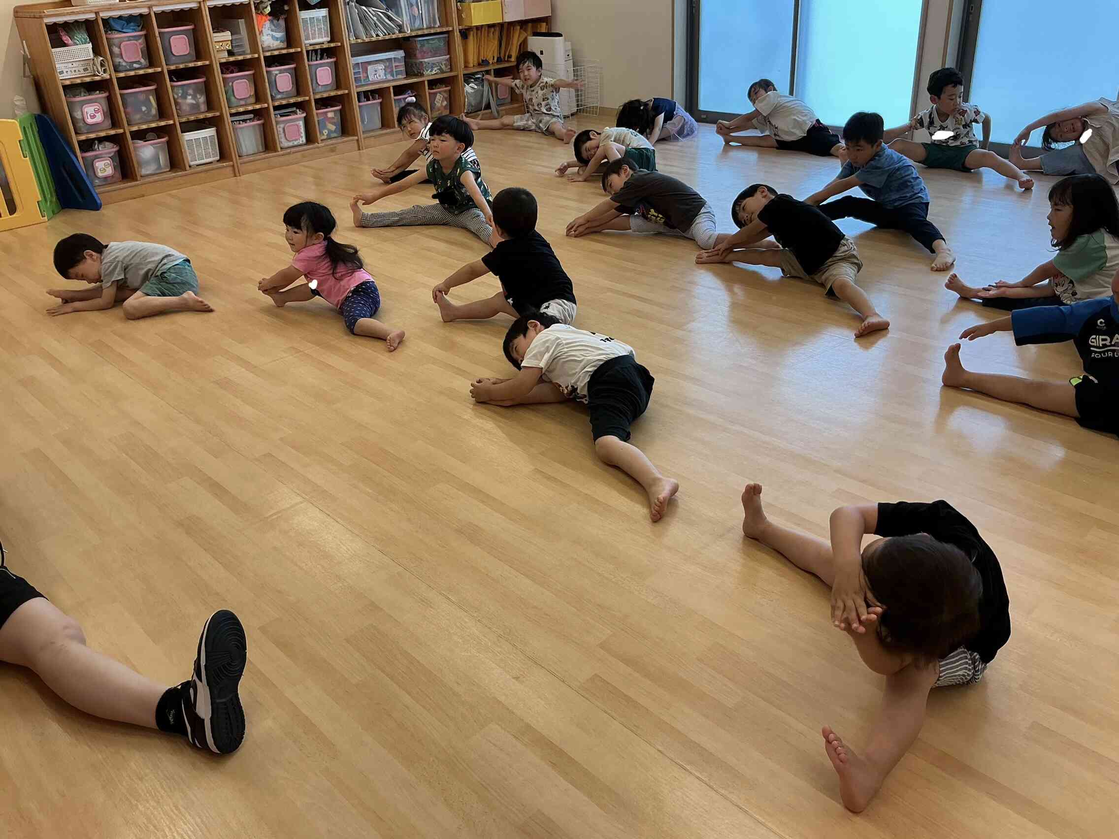 ストレッチも忘れずに