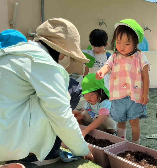 種まきをしよう。