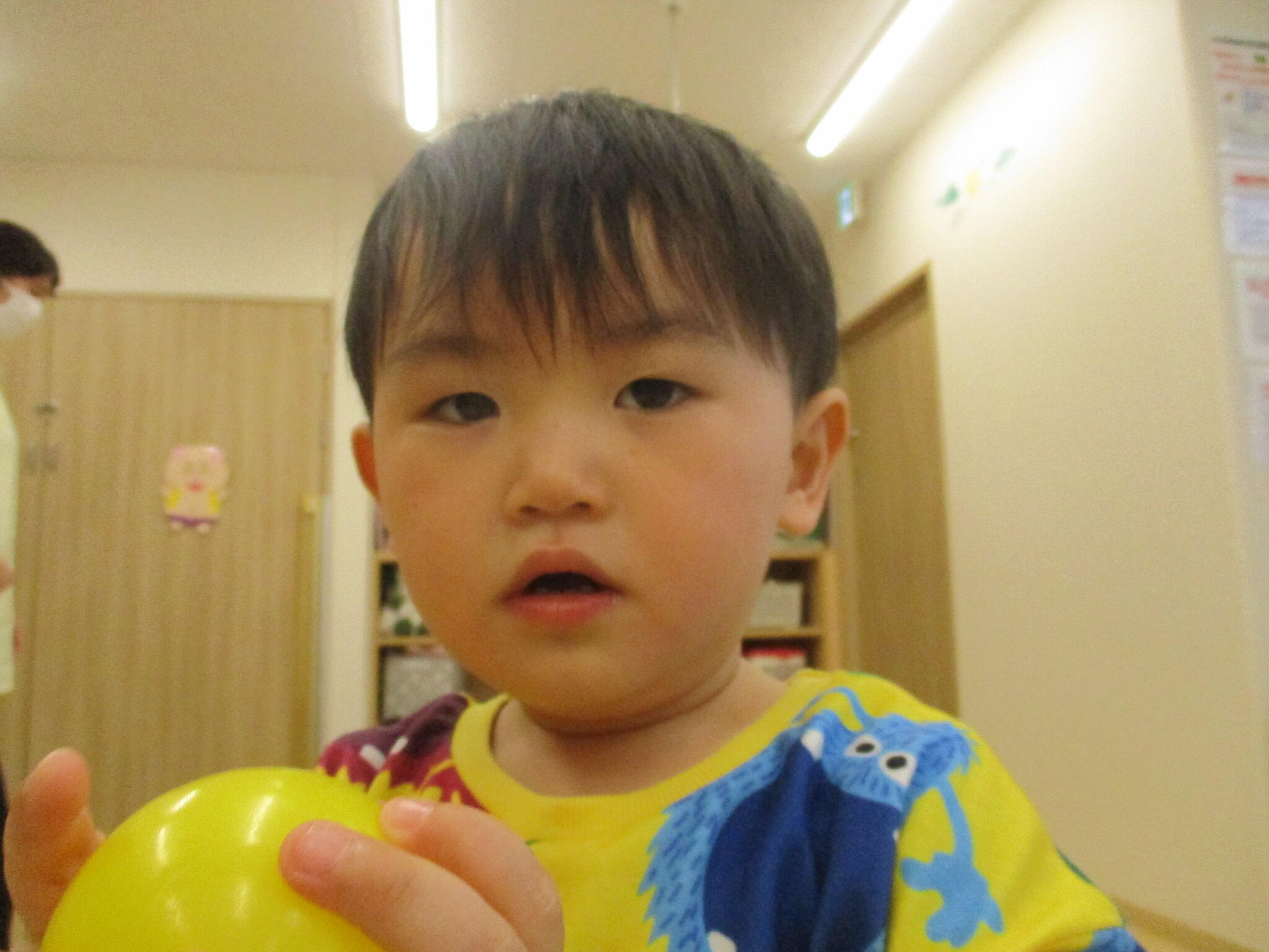 僕はボール遊びをするよ。