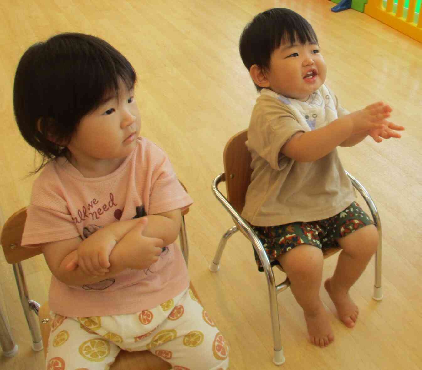 「かたつむり」の歌上手に歌えたね。