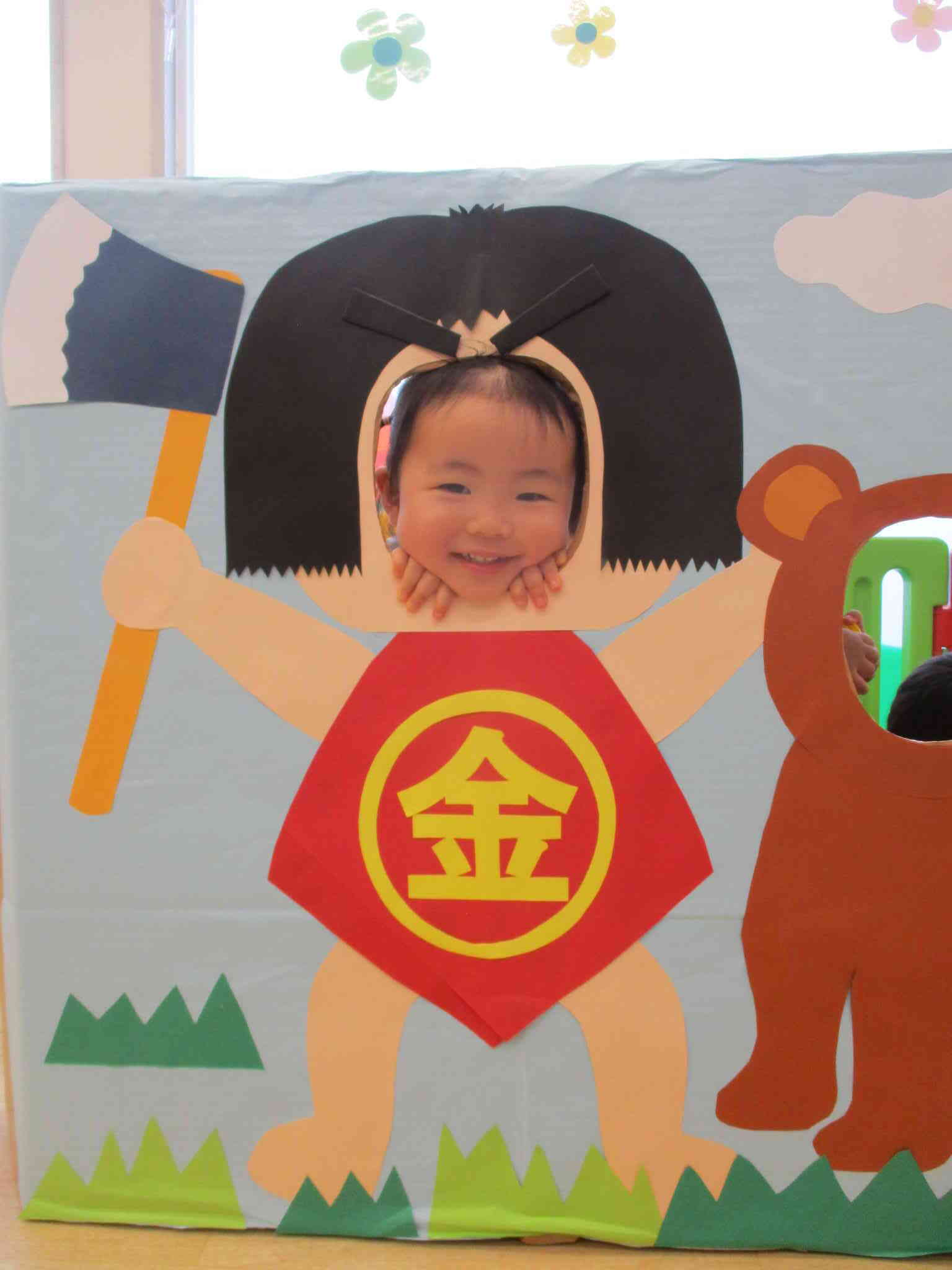 金太郎さんになったよ。