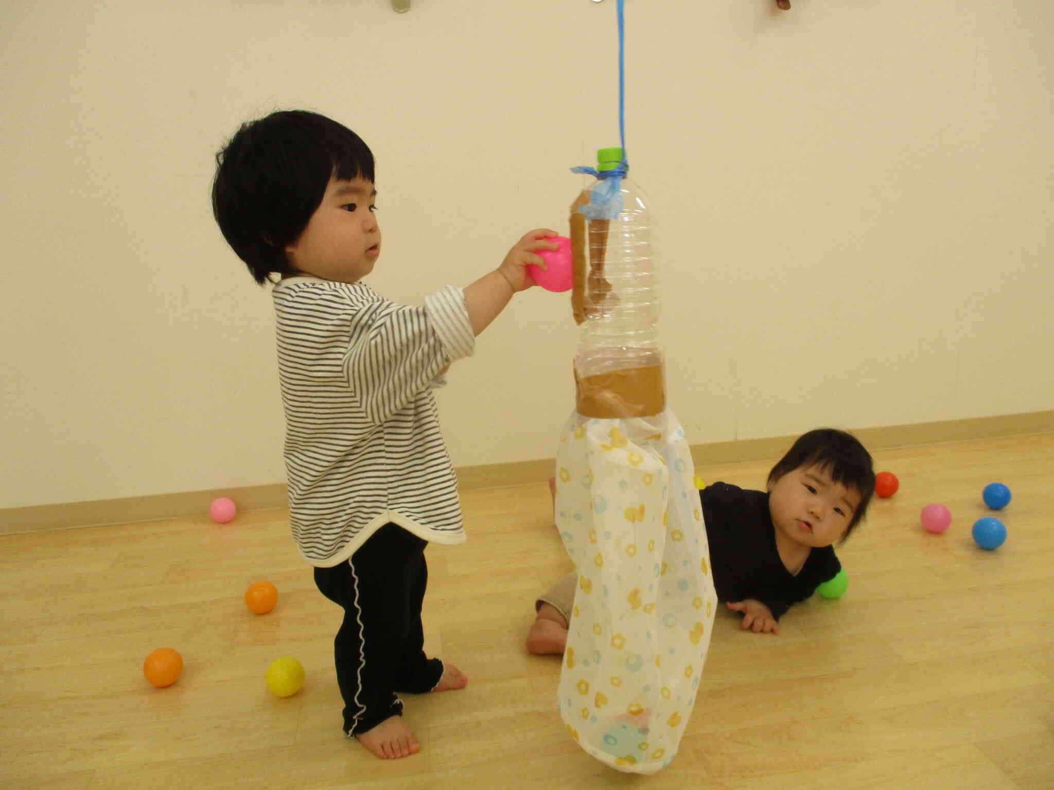 ボール落としをしたよ！