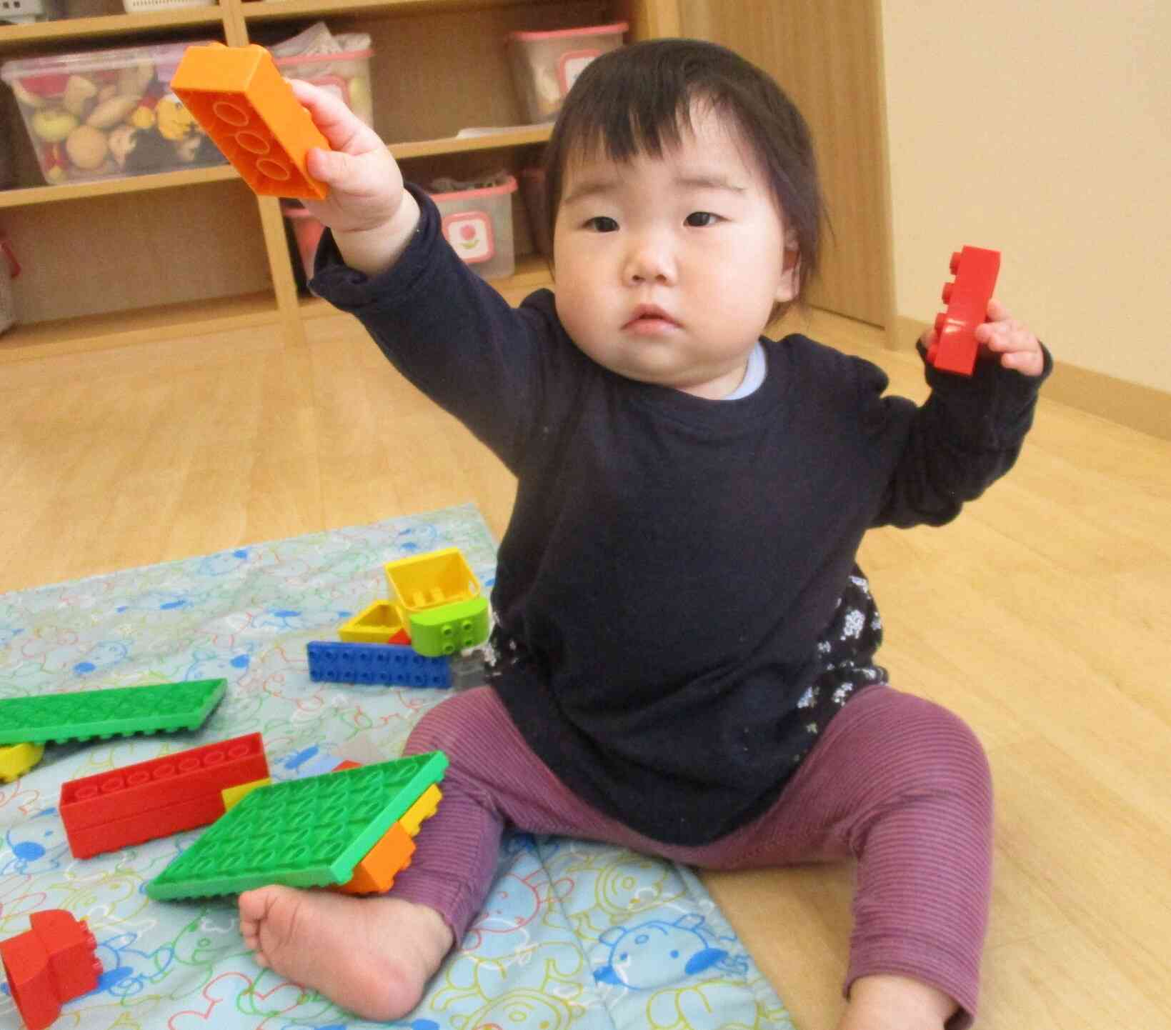 ブロック遊び大好き！