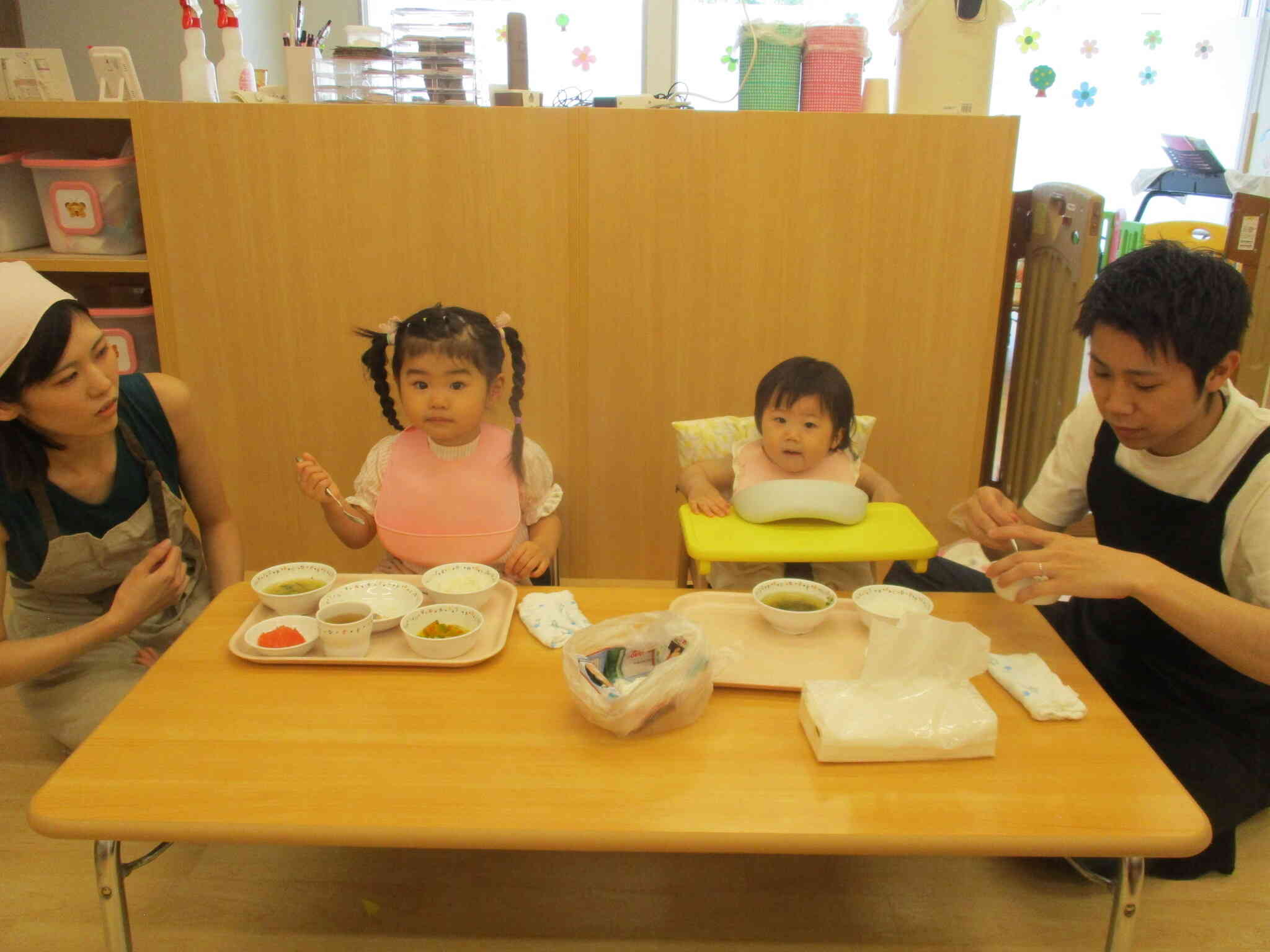 お給食美味しいね