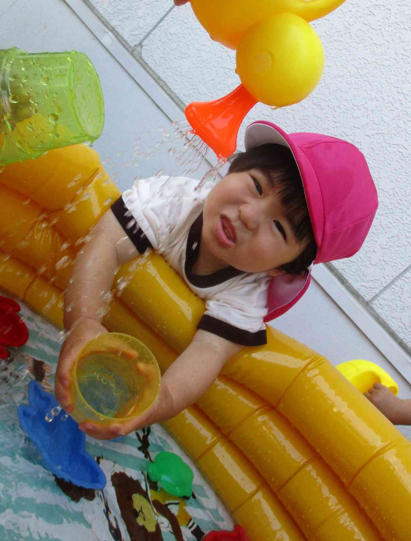 水遊び大好き！