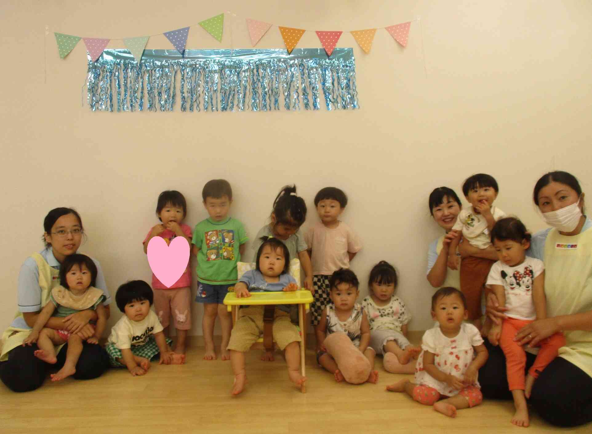 8月のお楽しみ会☆顔当てクイズ