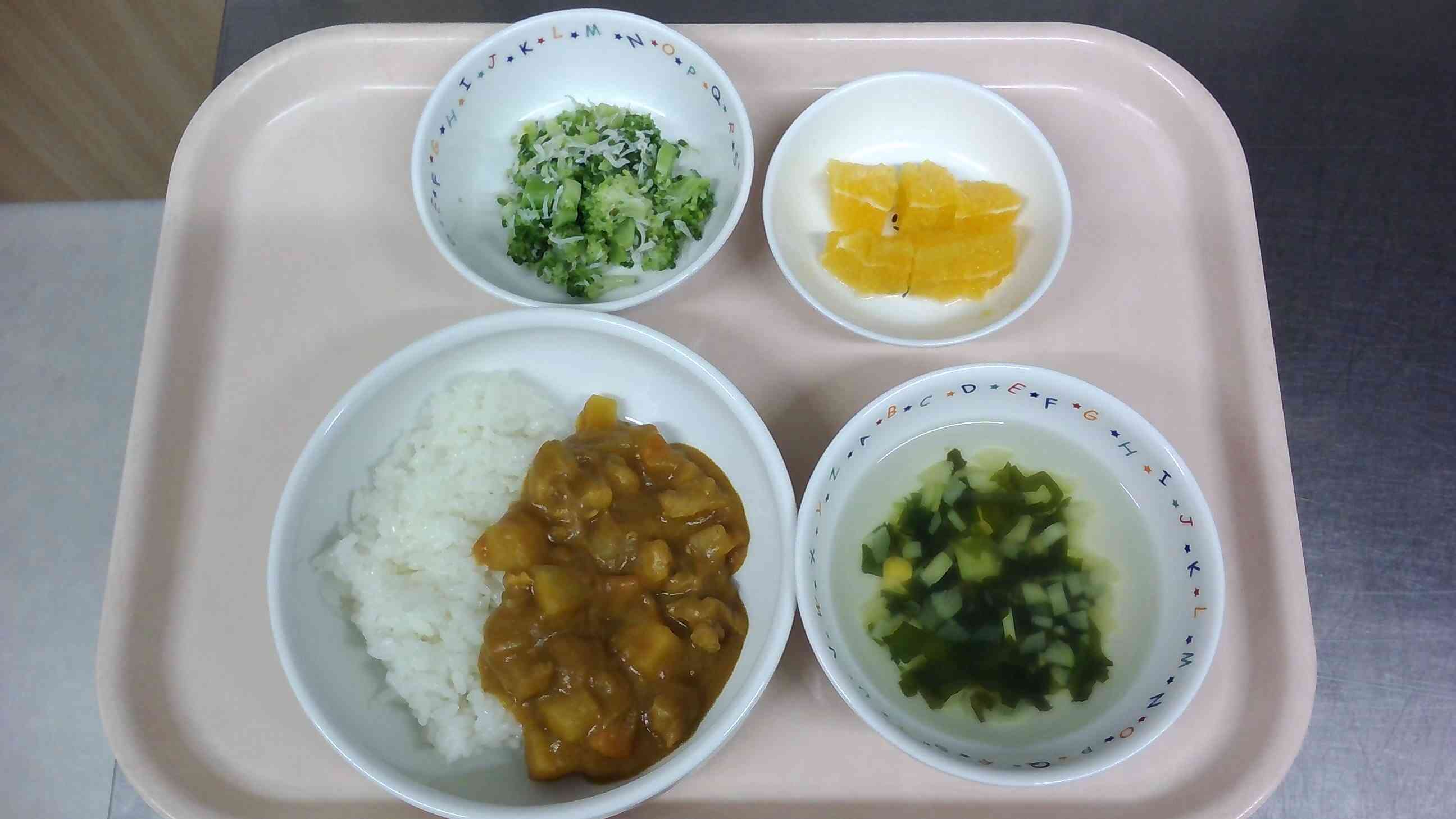 8月１日お給食（完了食）