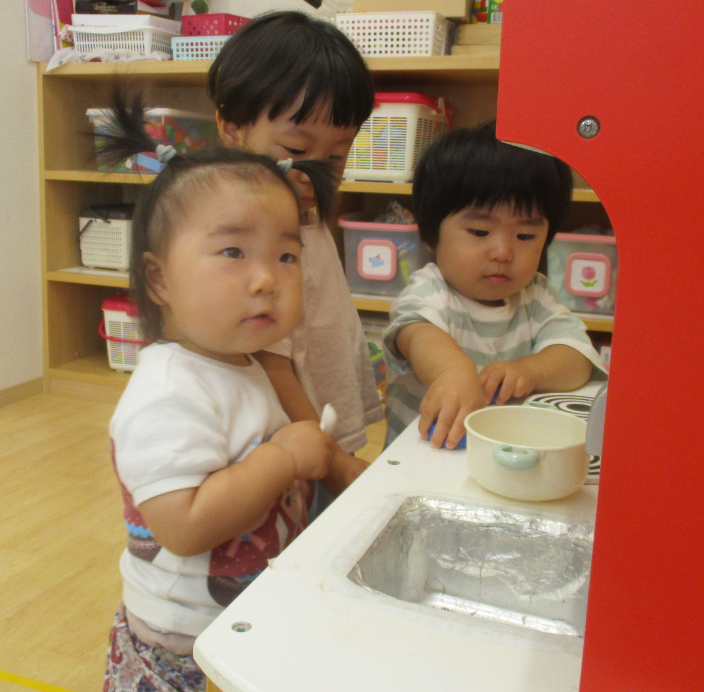 お料理始まるよー