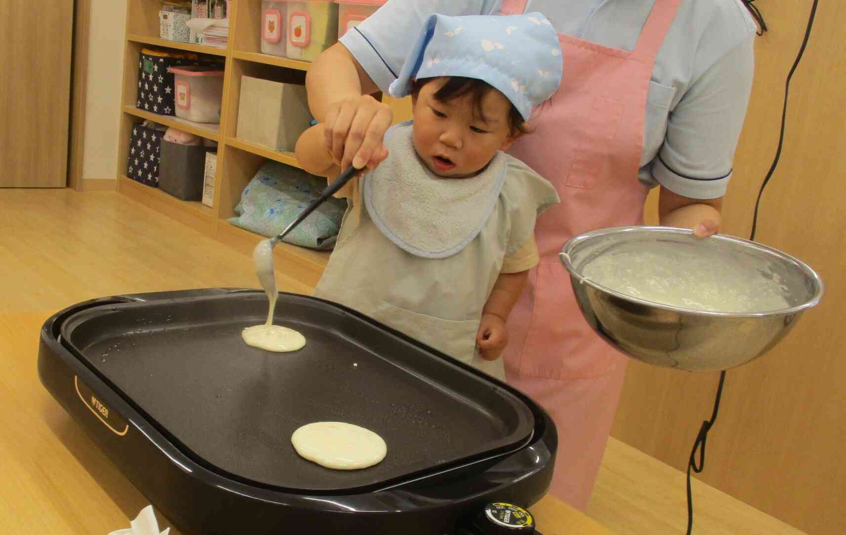 ＜食育＞ホットケーキ作りしたよ！