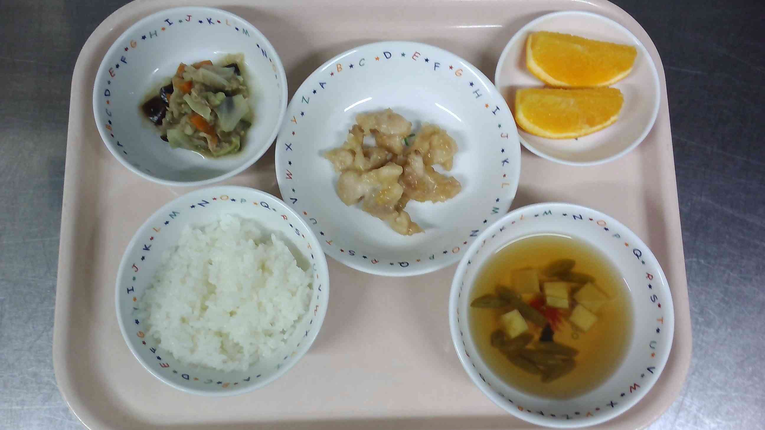 9月２日お給食（完了食）