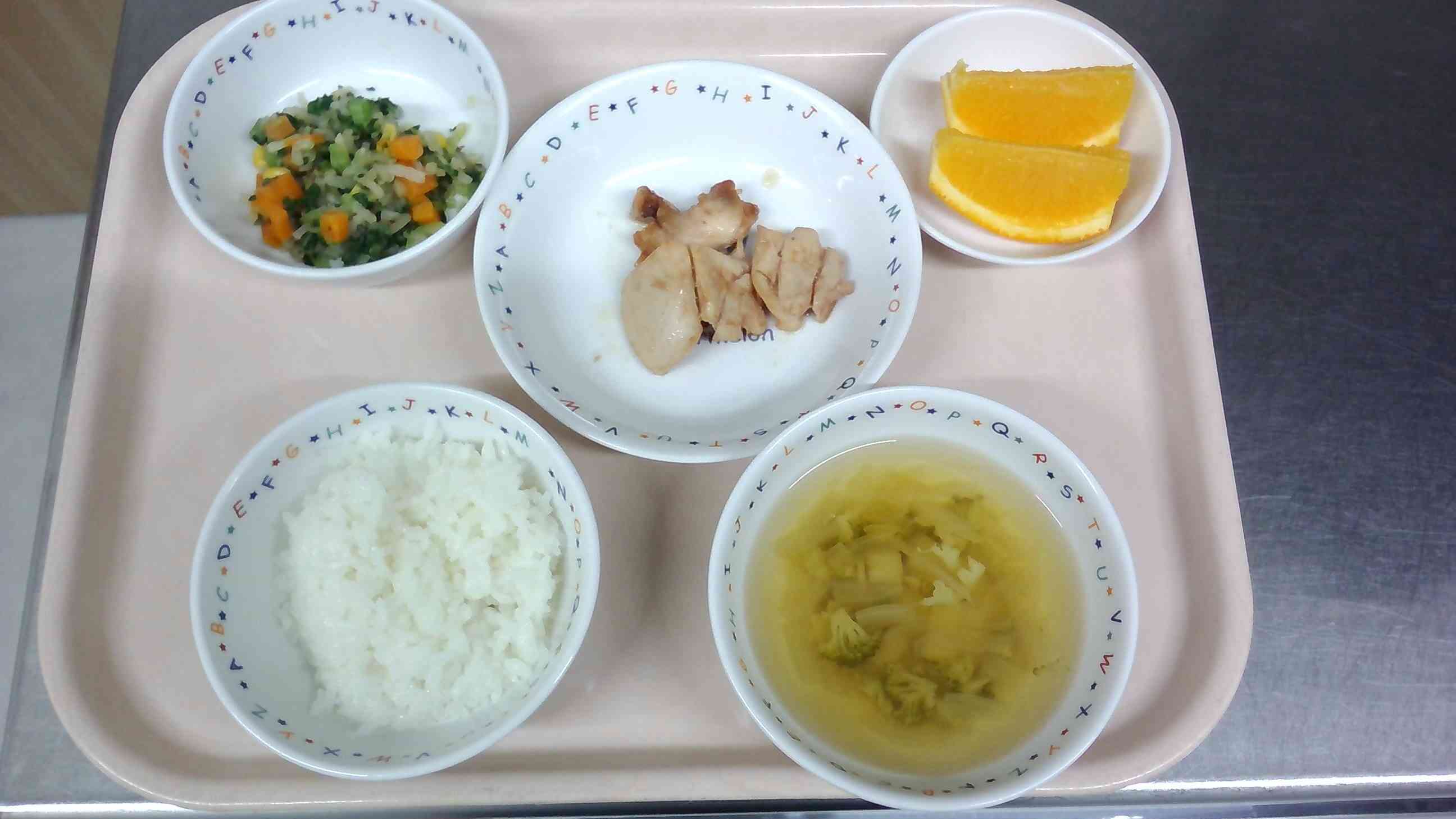 9月４日お給食（完了食）