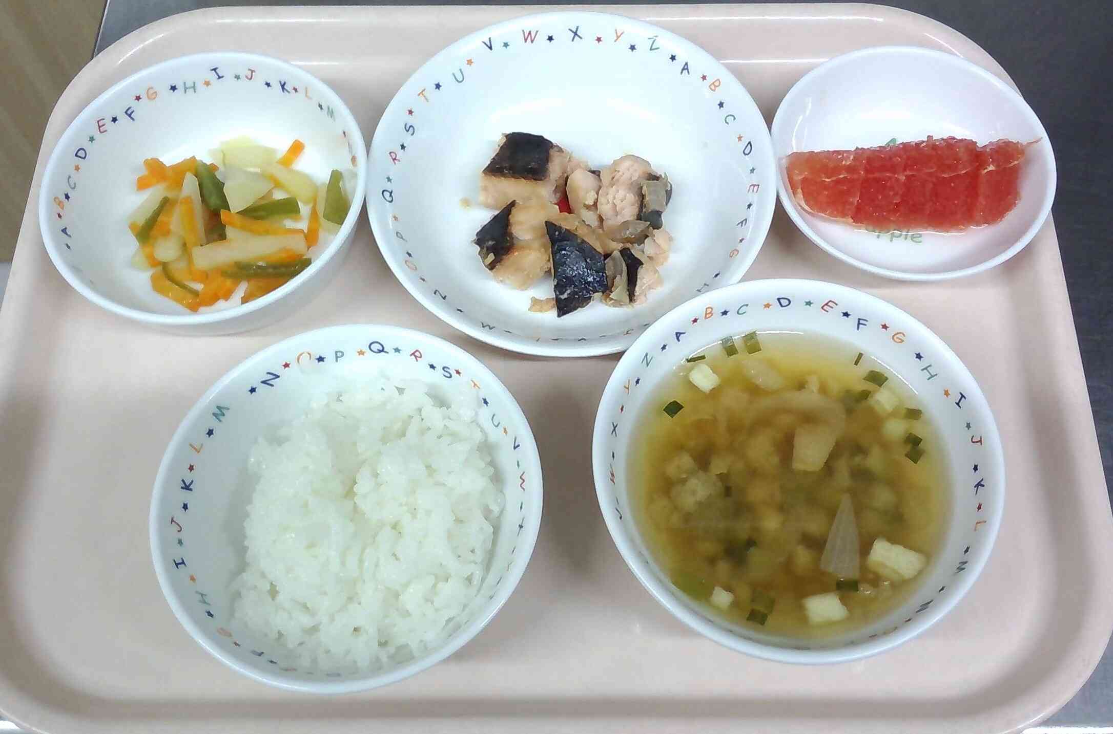 9月５日お給食（完了食）