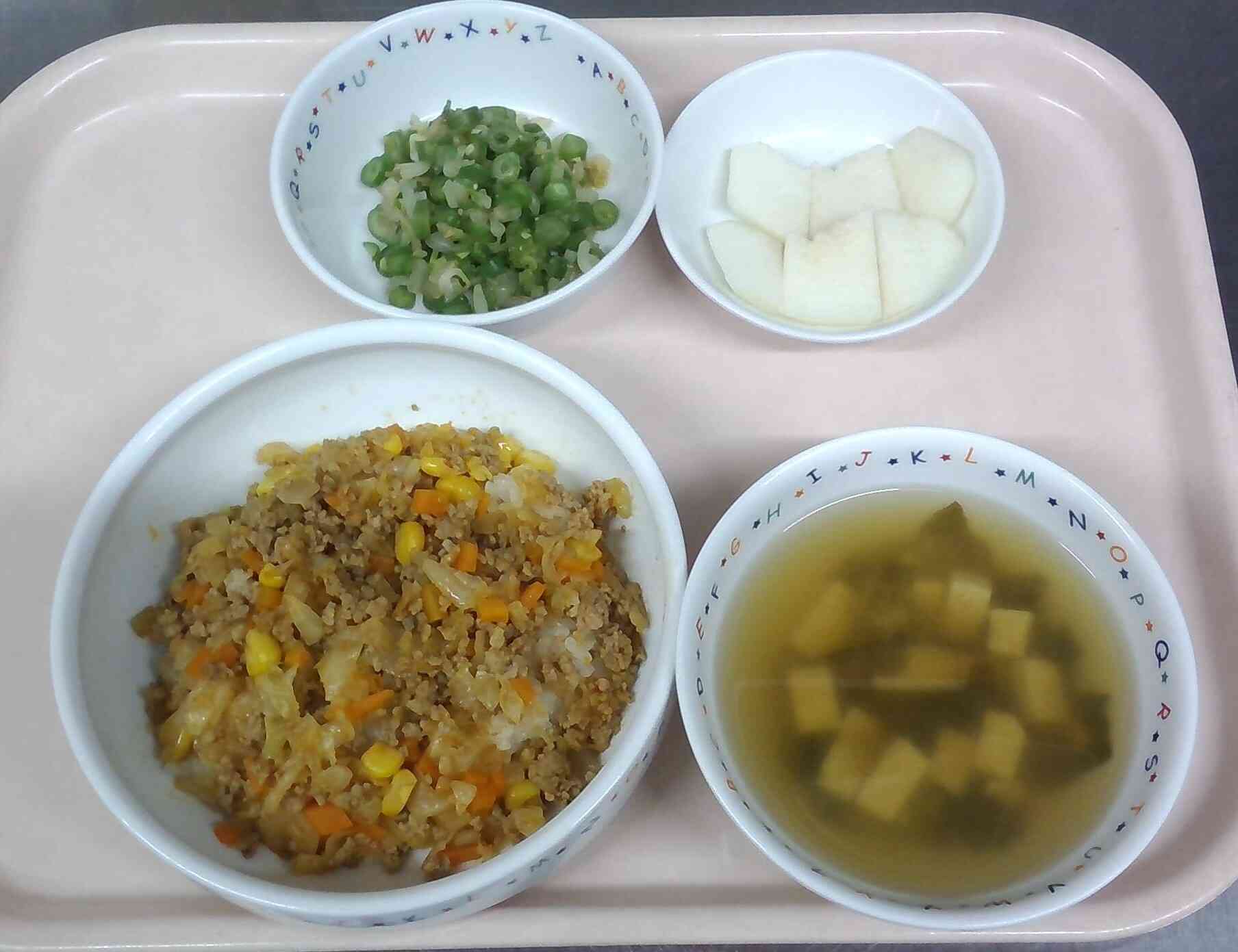 9月９日お給食（完了食）