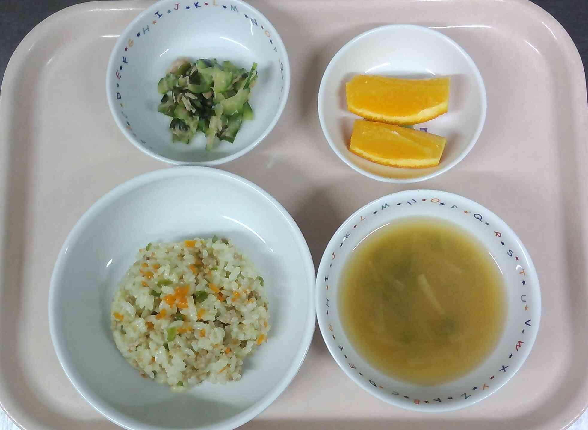 9月11日お給食（完了食）
