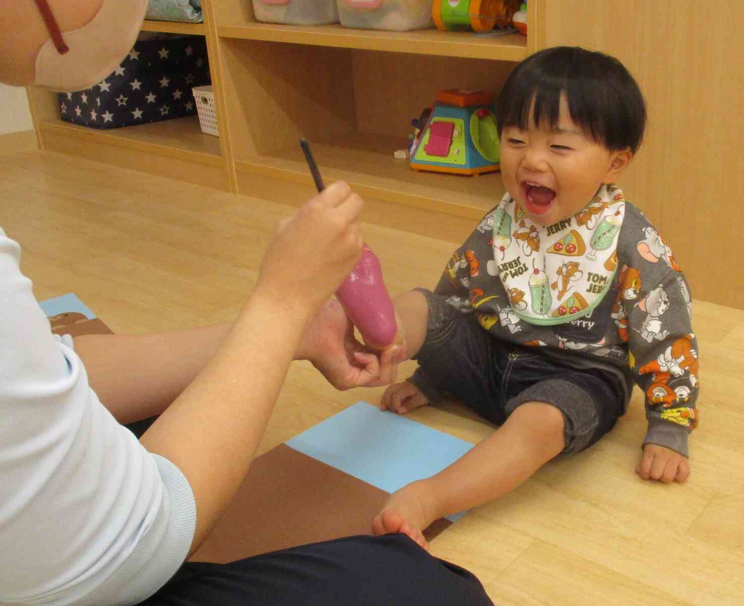 可愛い笑顔にとっても癒されました。