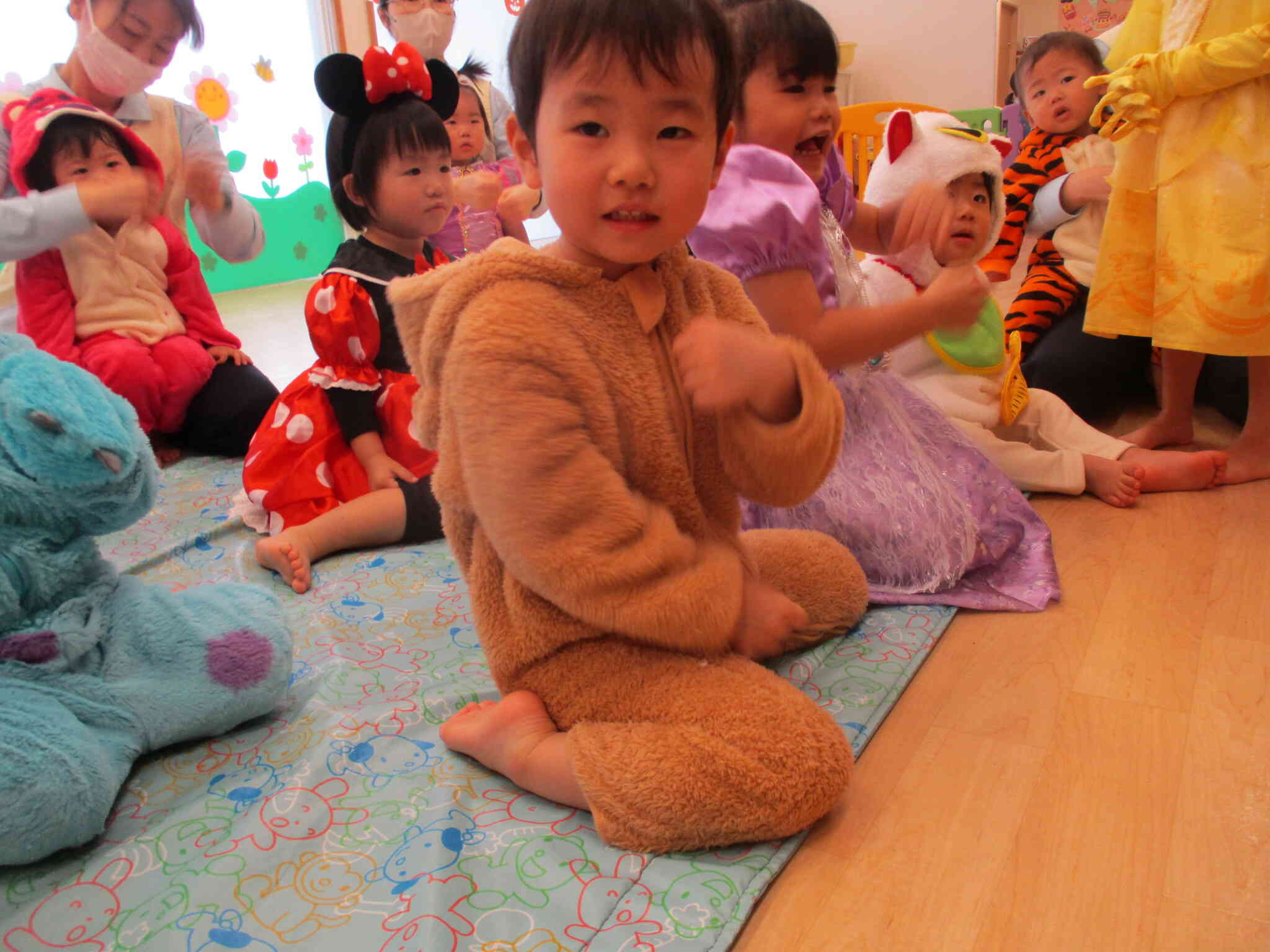 先生のお顔ちょっとこわい・・・