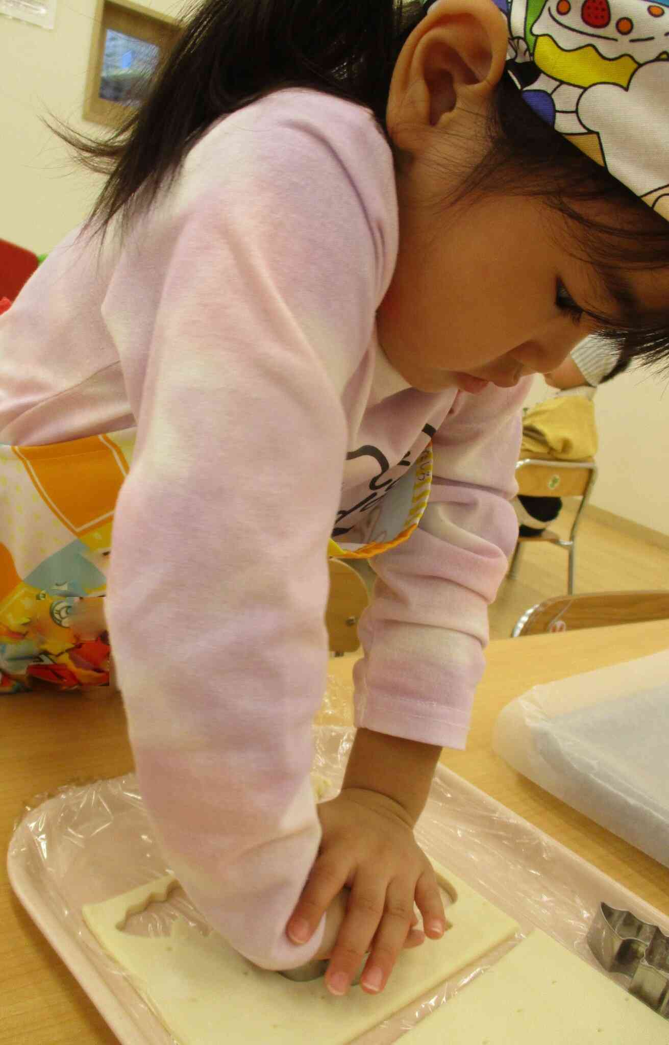 1人で型抜きできたよ!!