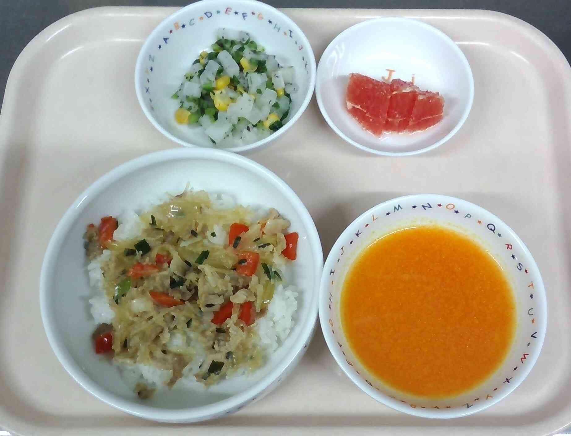 10月１８日お給食（完了食）