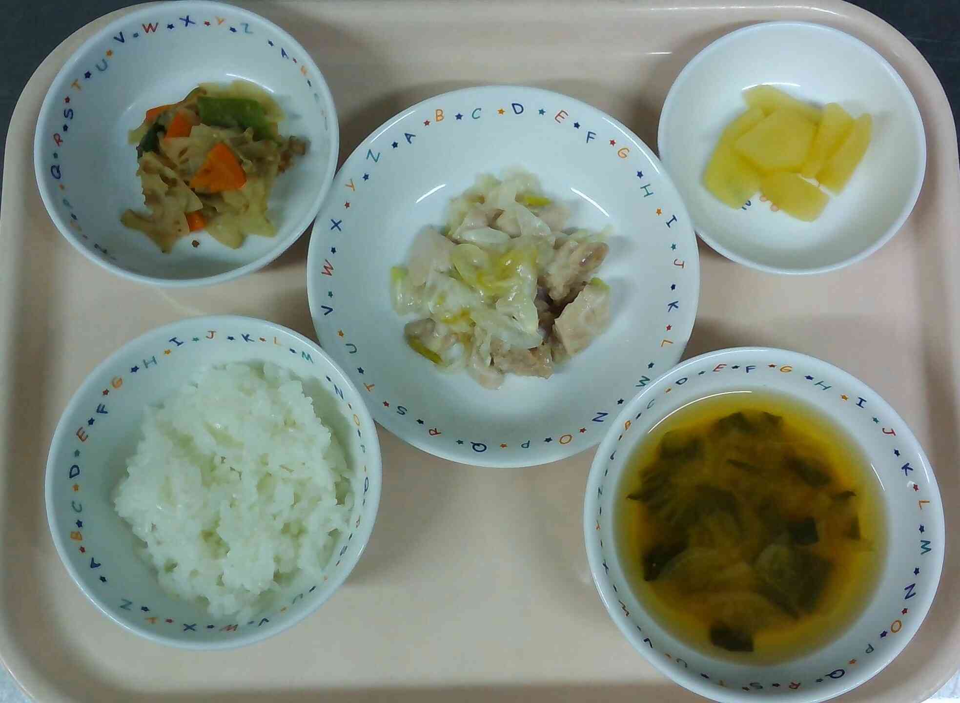 １０月２３日お給食（完了食）