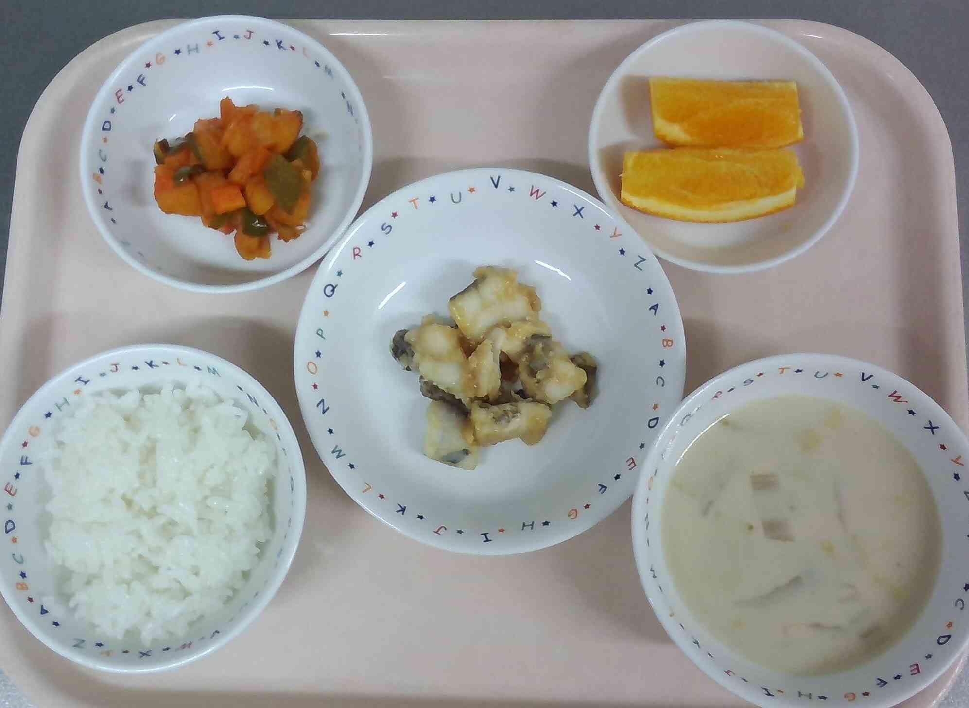 10月２５日お給食（完了食）