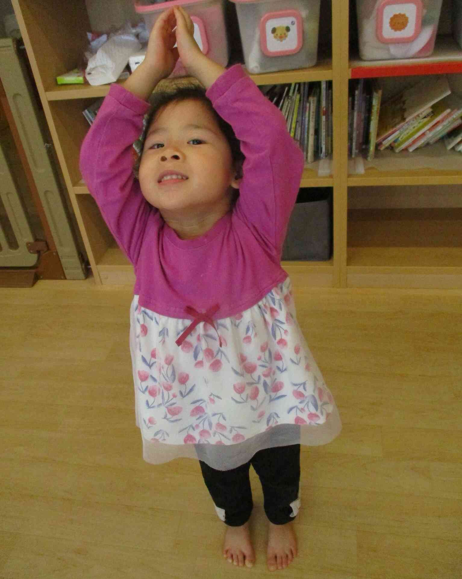 見て〜上手でしょ〜!