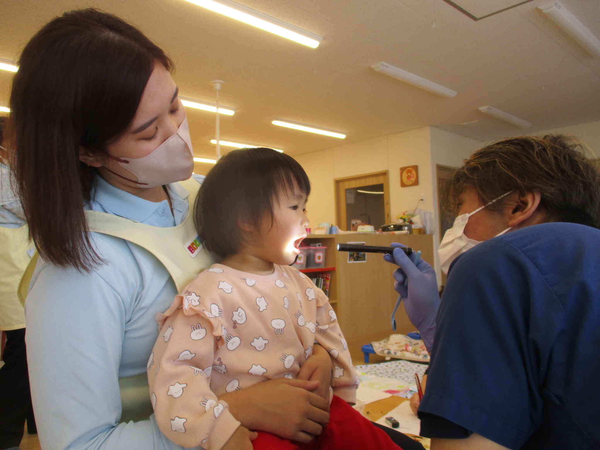 電機を付けて奥まで診てもらったよ。